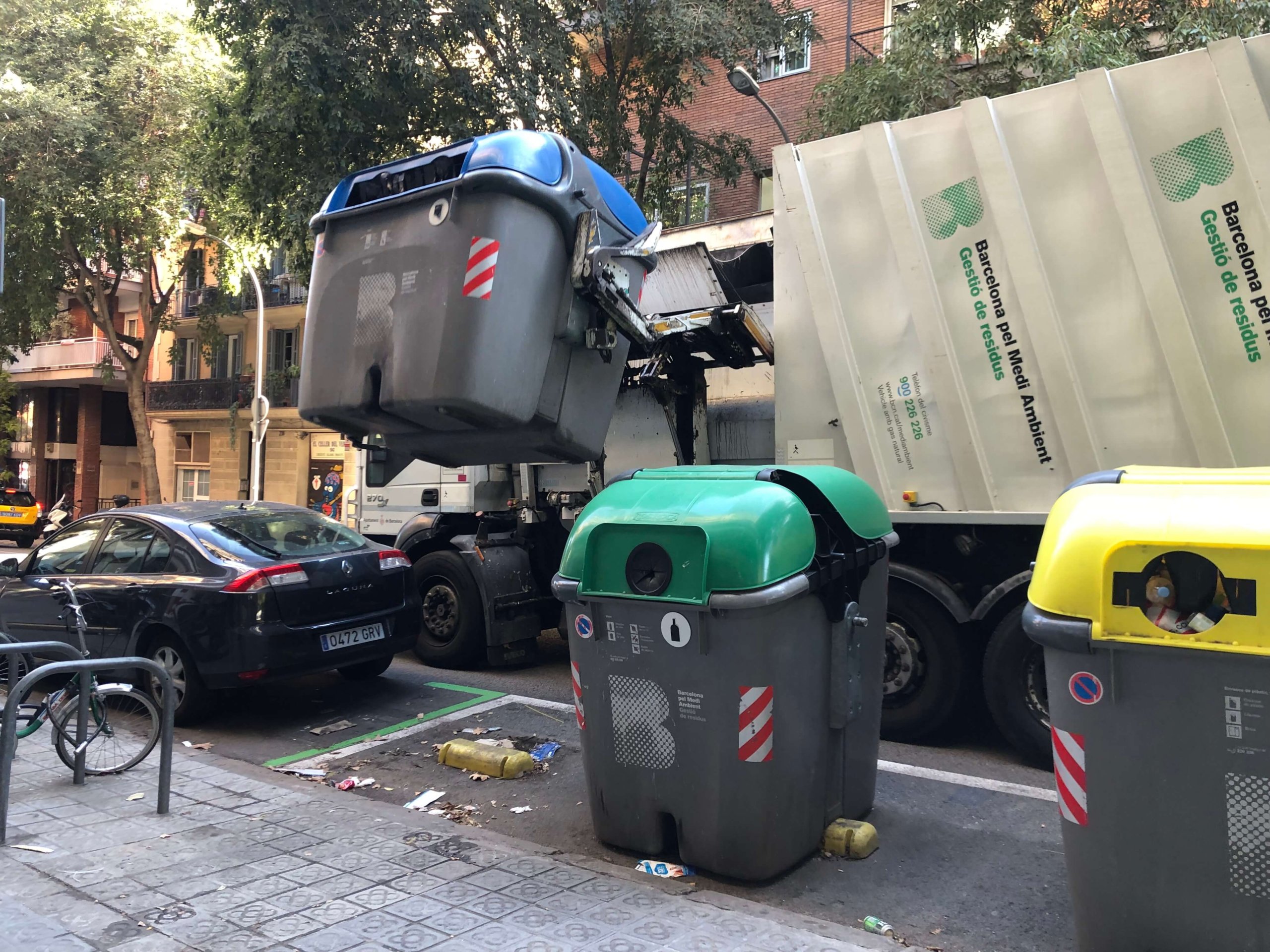 バルセロナのゴミ回収