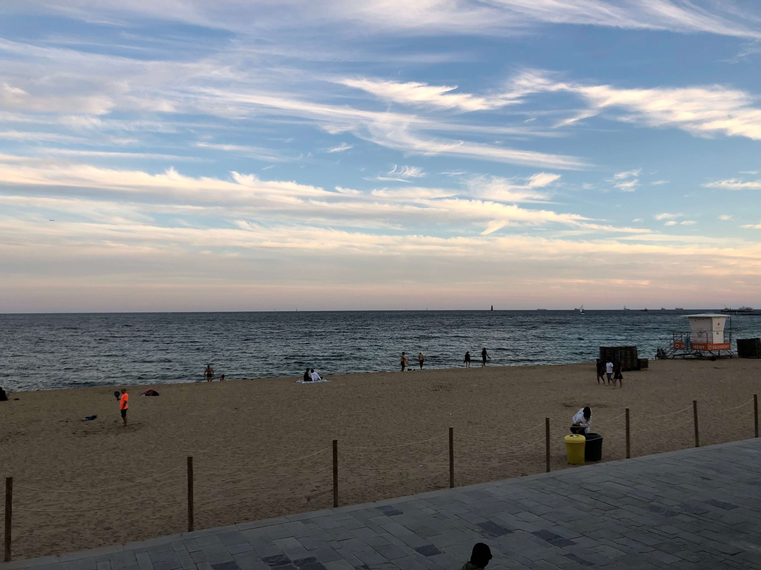 バルセロナの海岸