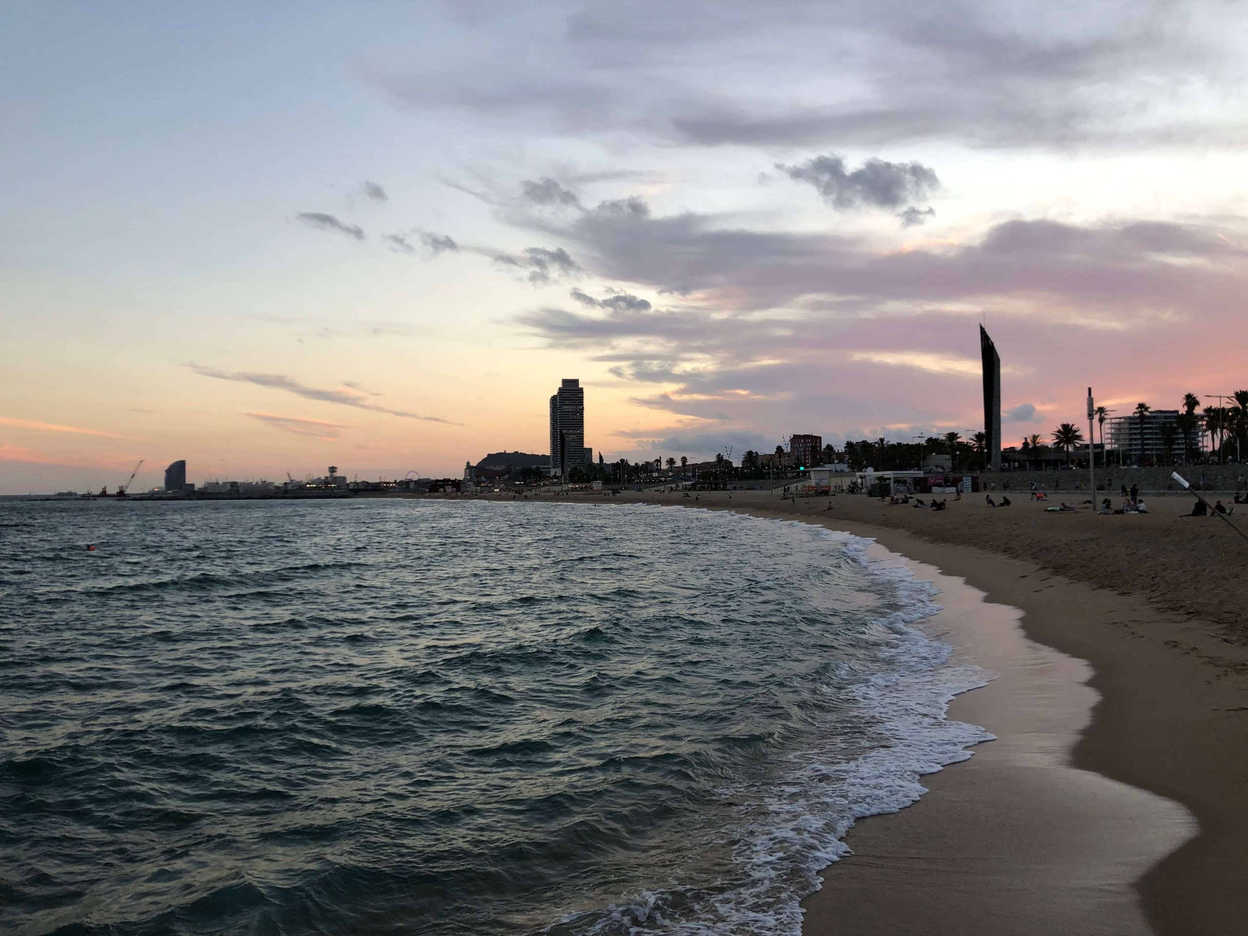 バルセロナの海岸