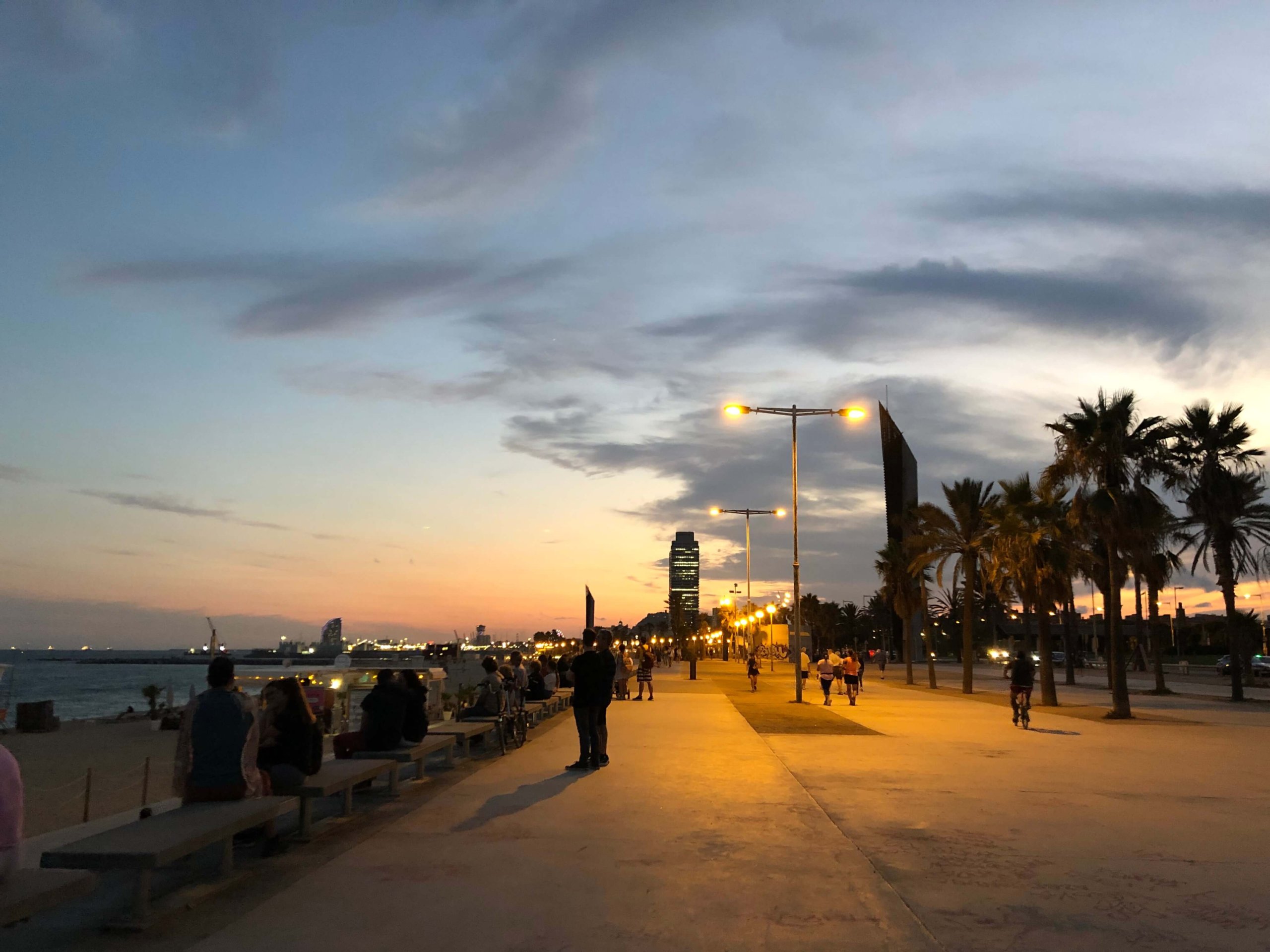 バルセロナの海岸