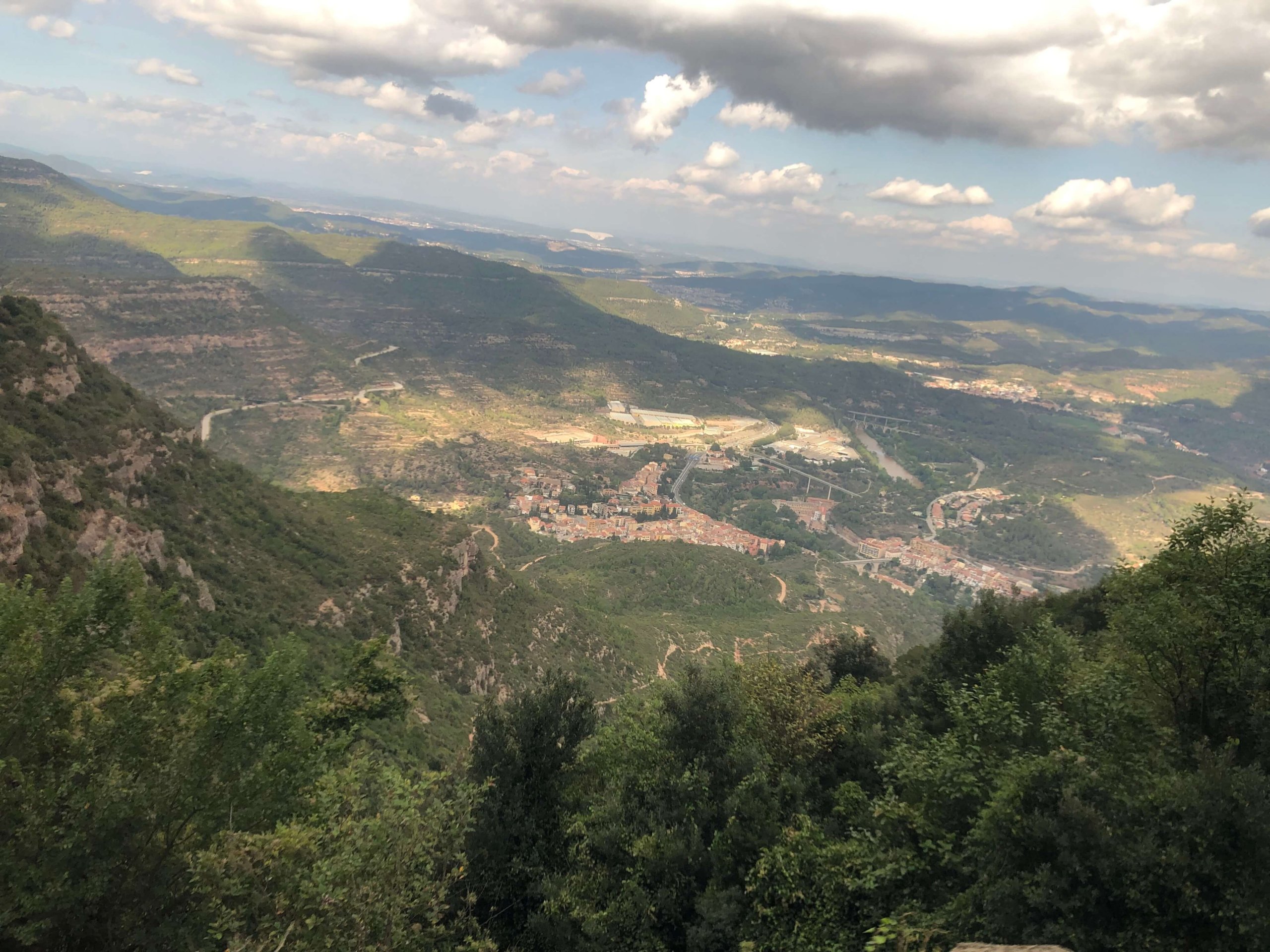 登山電車からの景色