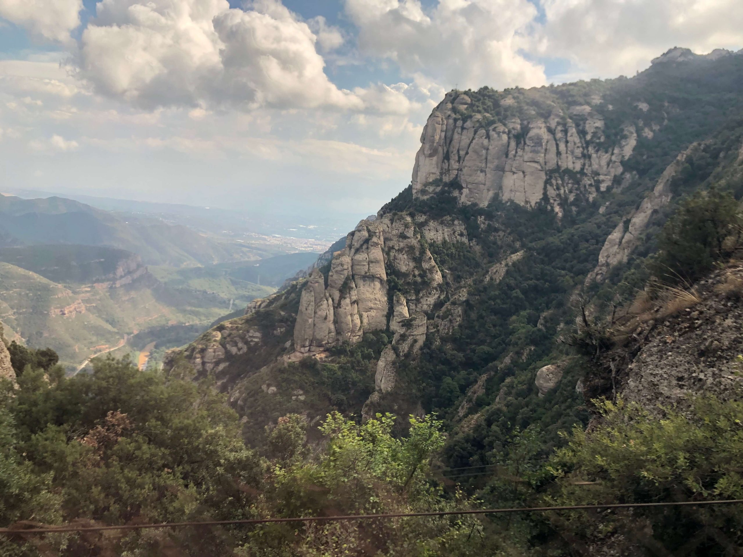 登山電車からの景色