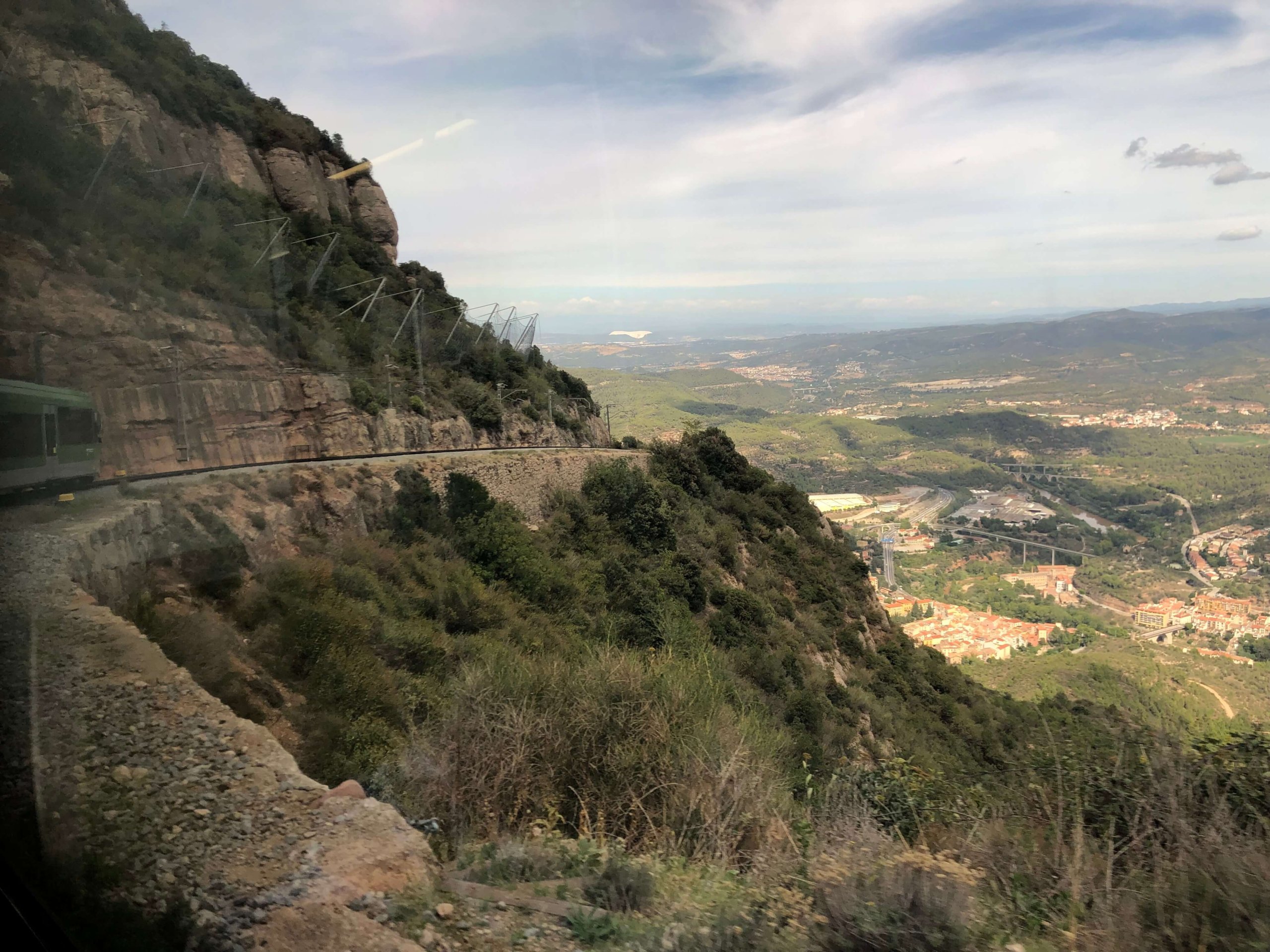 登山電車からの景色