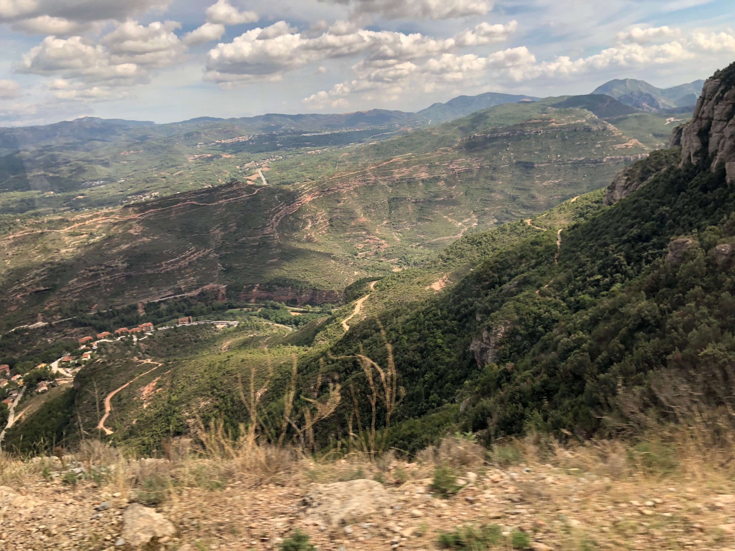 登山電車からの景色