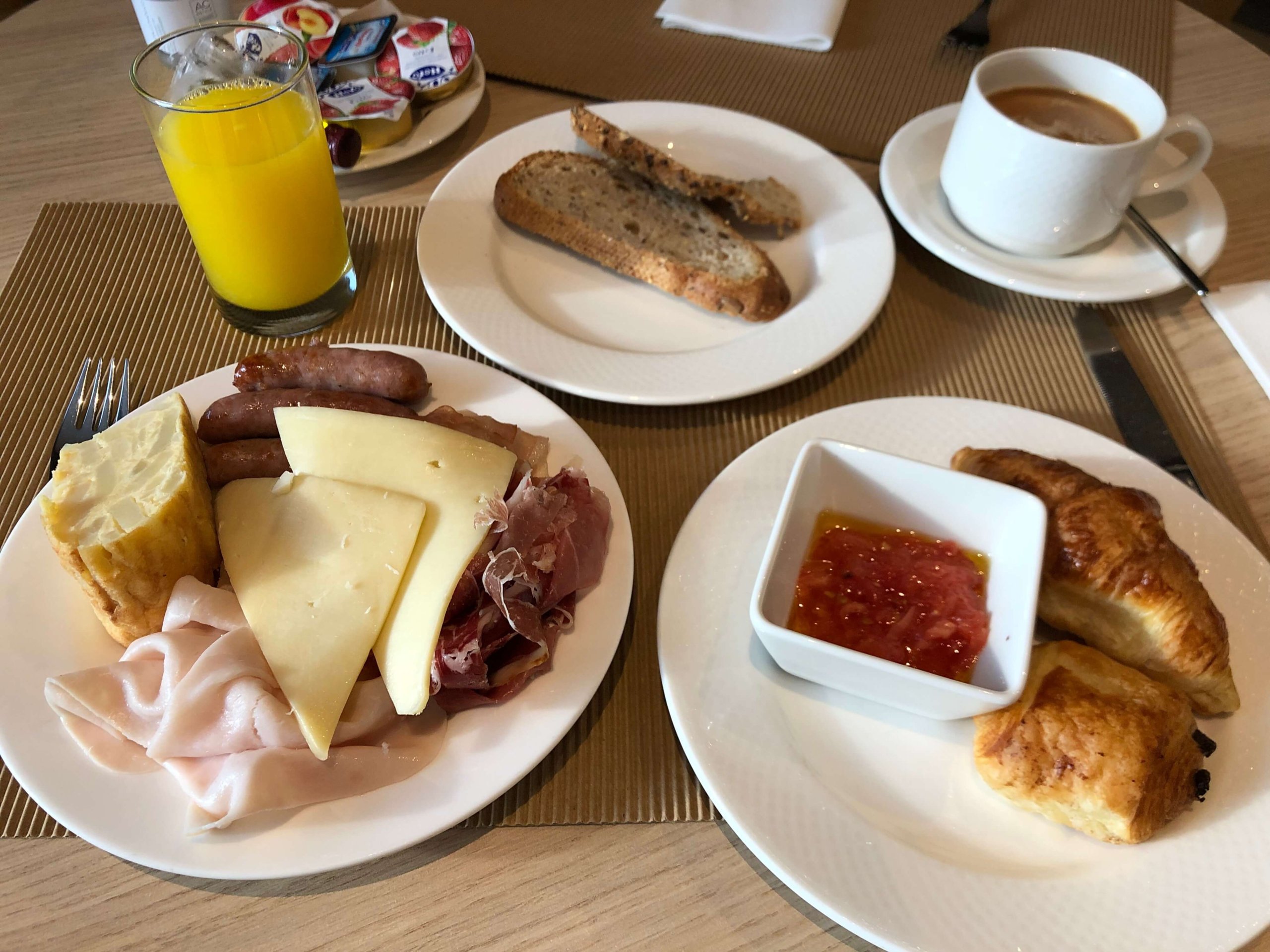 ACホテル・タラゴナ・朝食食べたもの