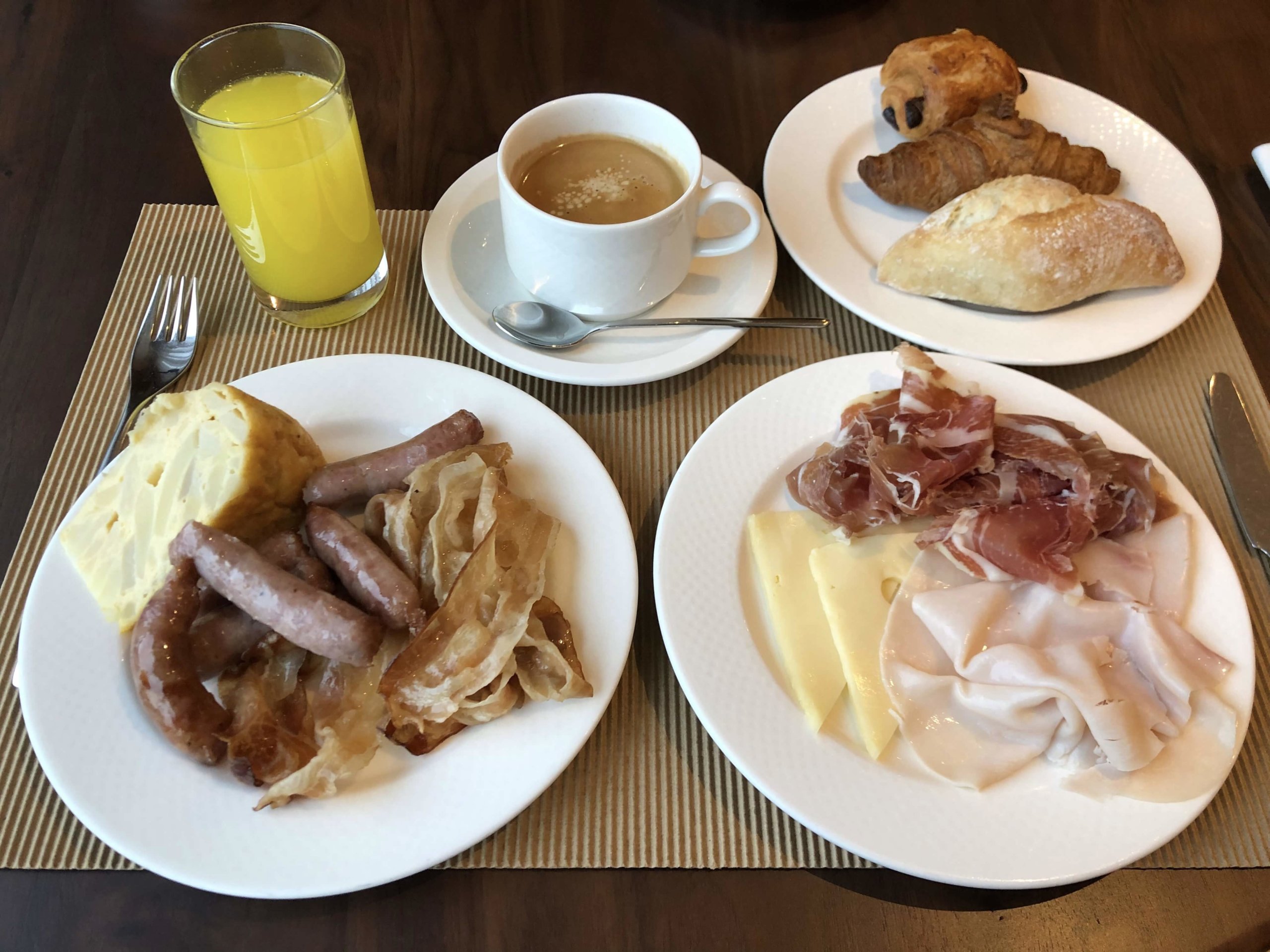 ACホテル・タラゴナ・朝食食べたもの