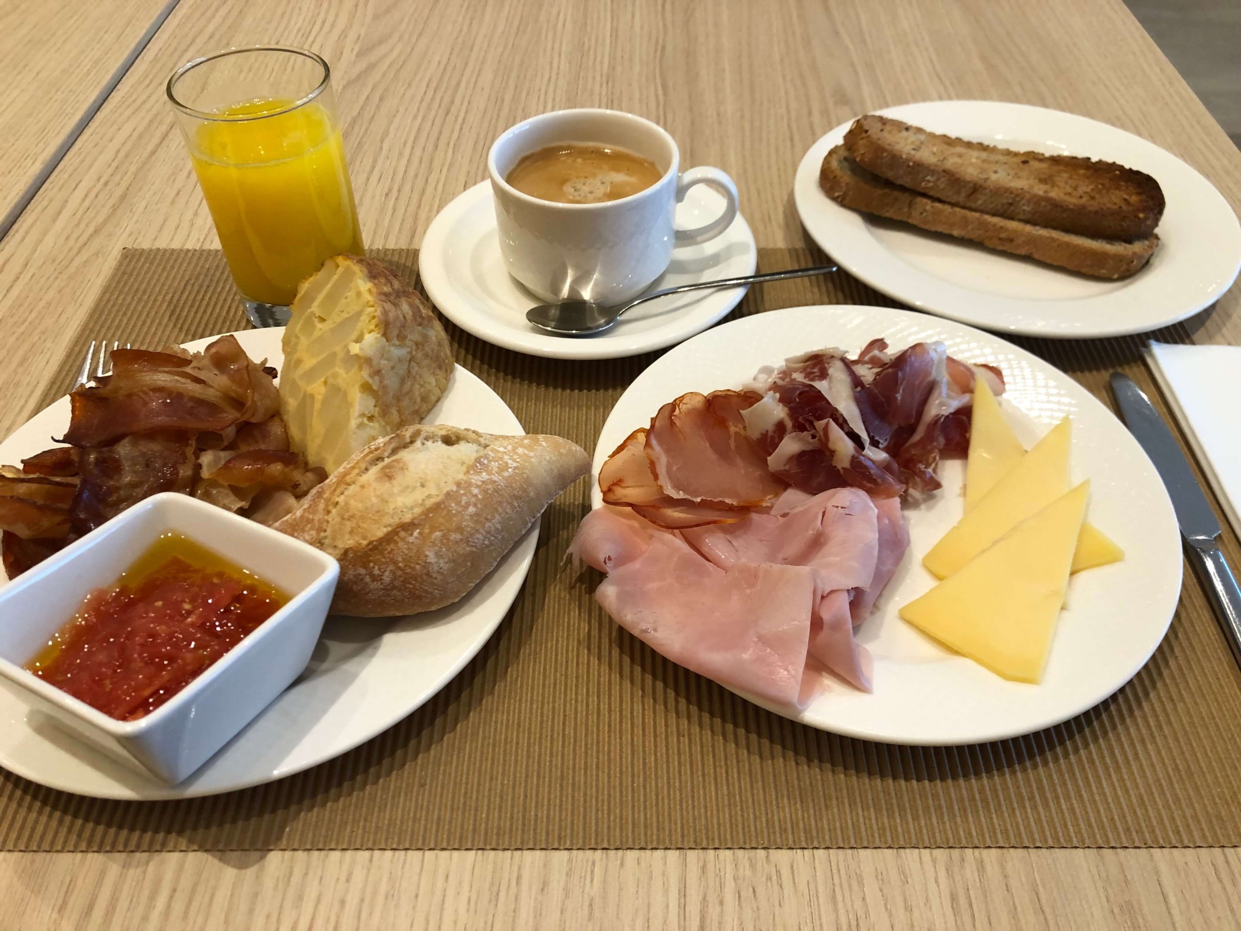 ACホテル・タラゴナ・朝食食べたもの
