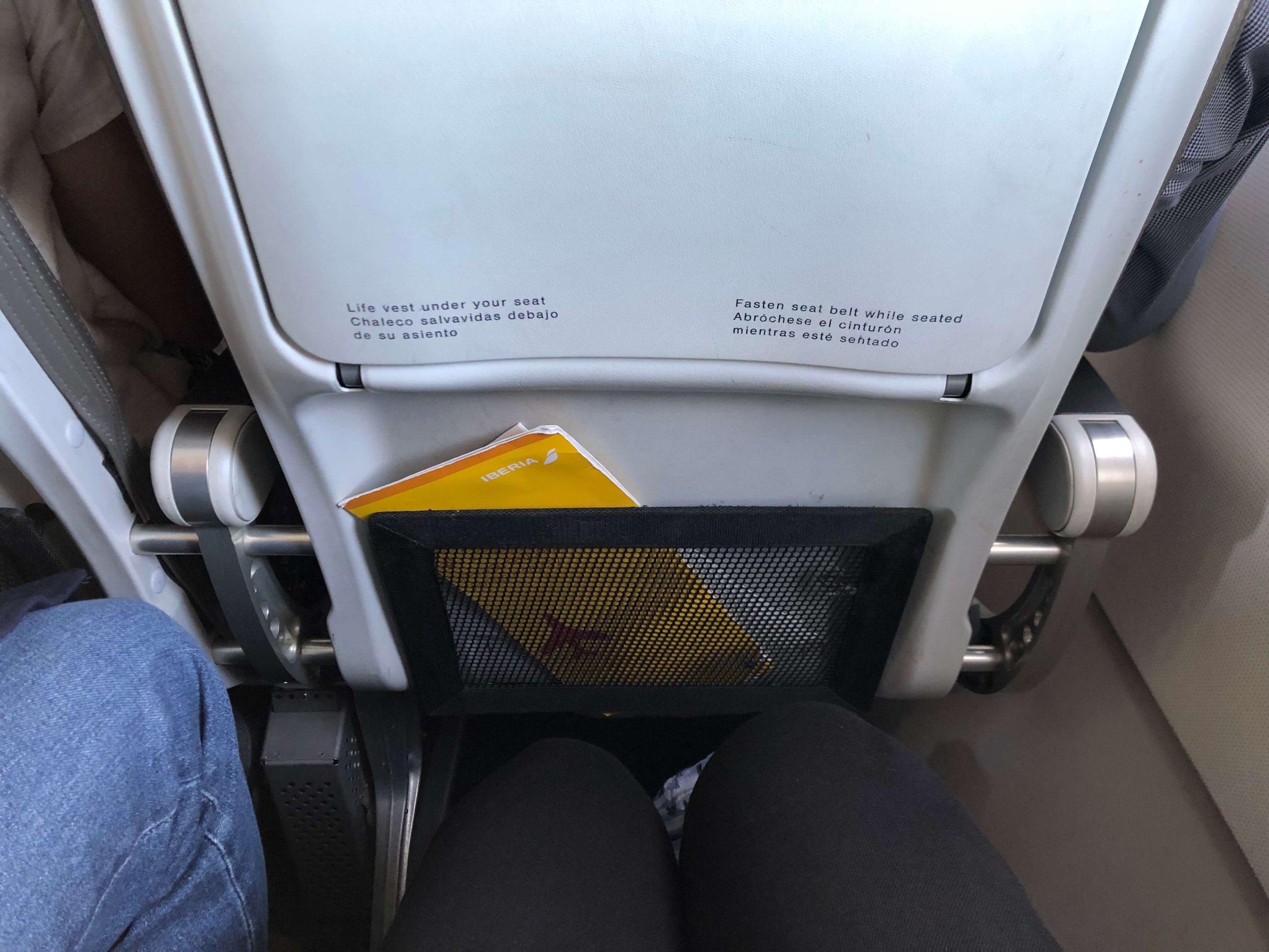 イベリア機内