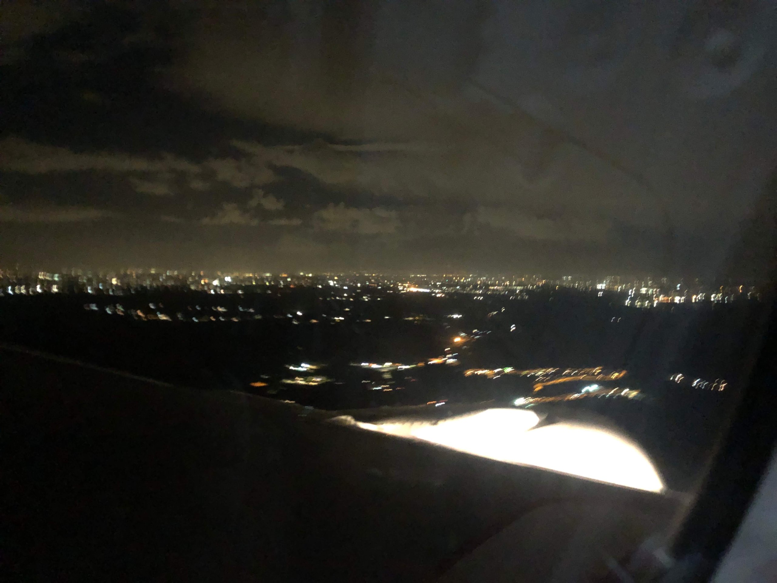 飛行機からの景色