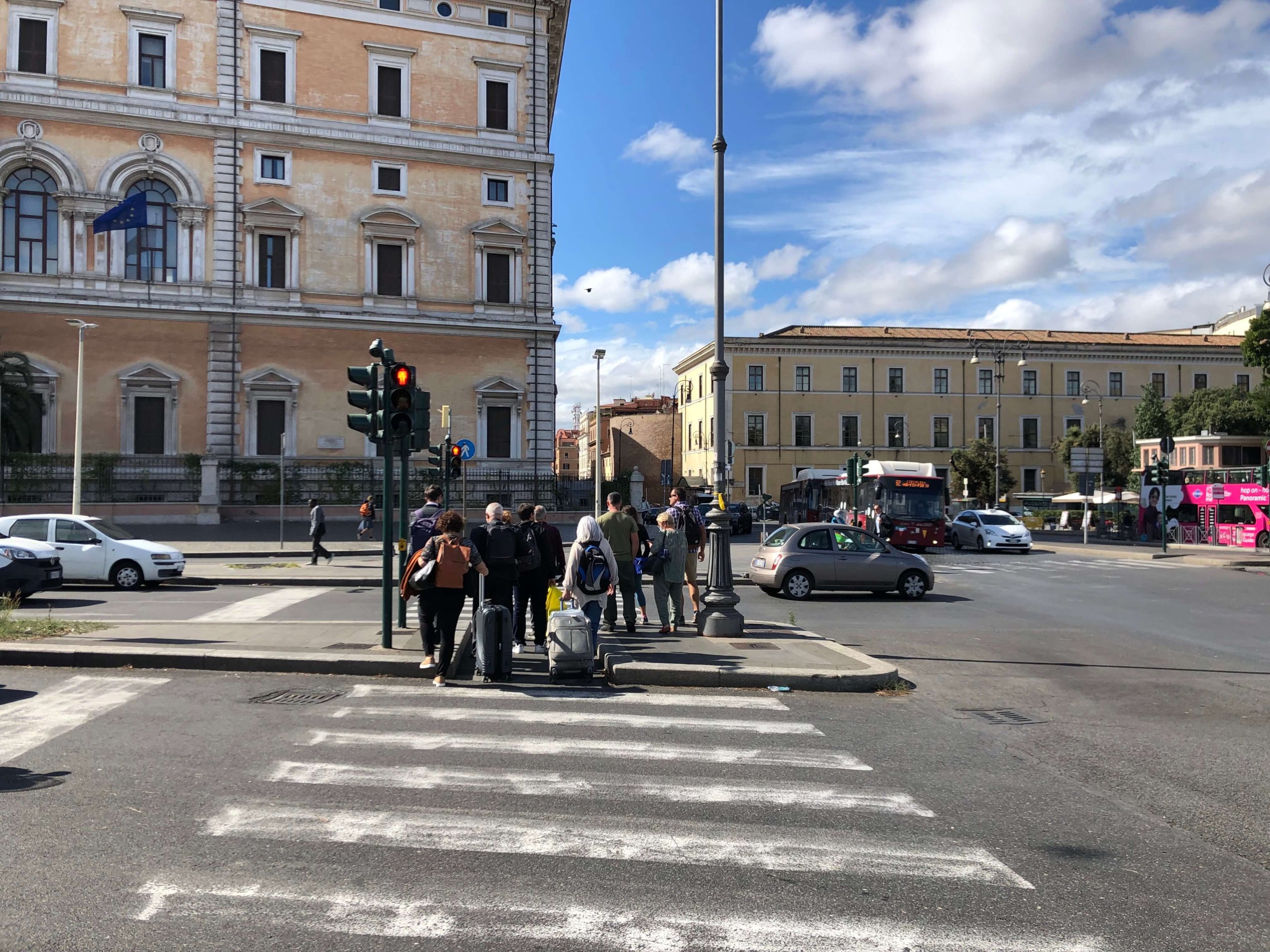 ローマテルミニ駅近く