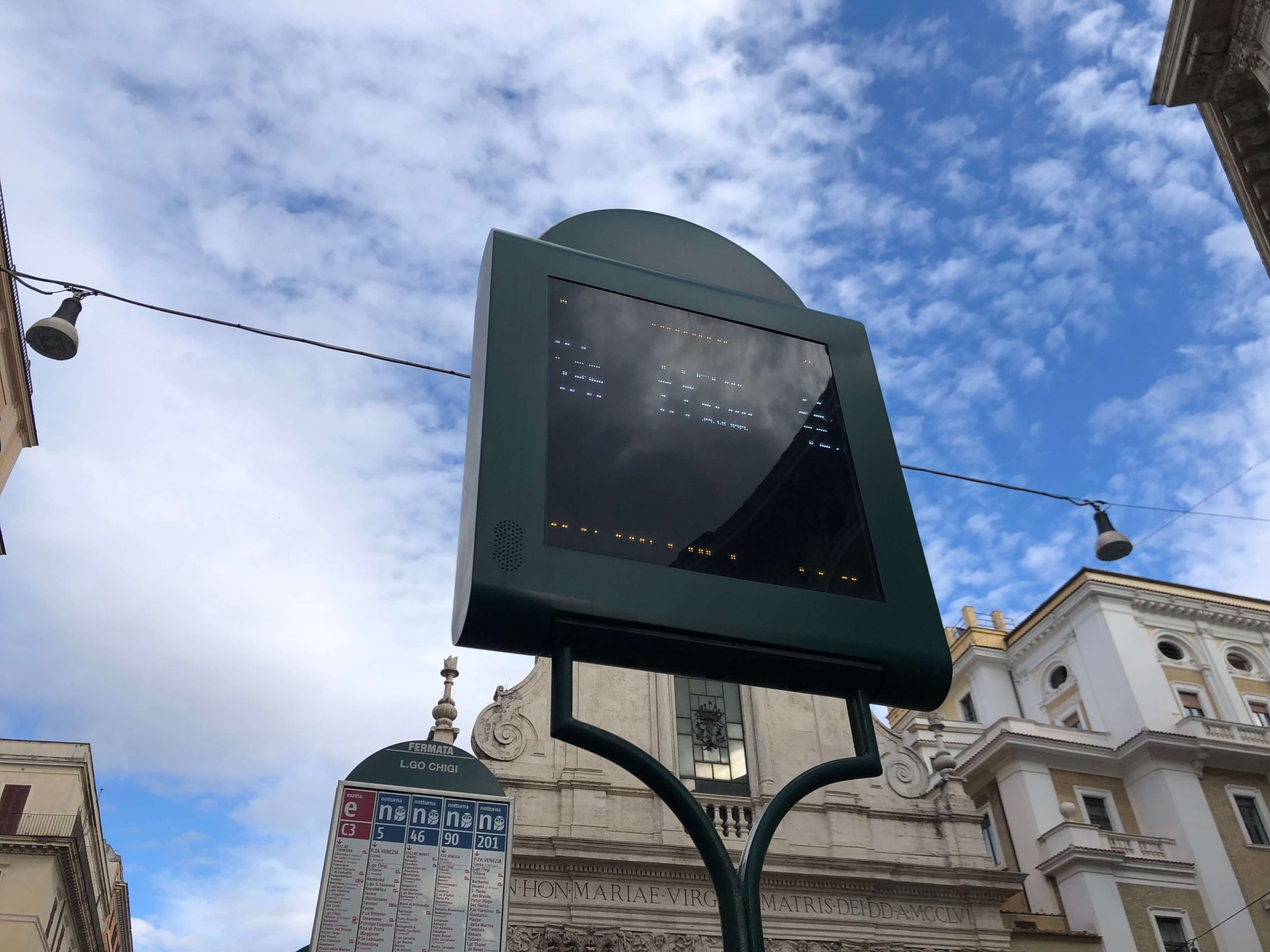 ローマ・バス停