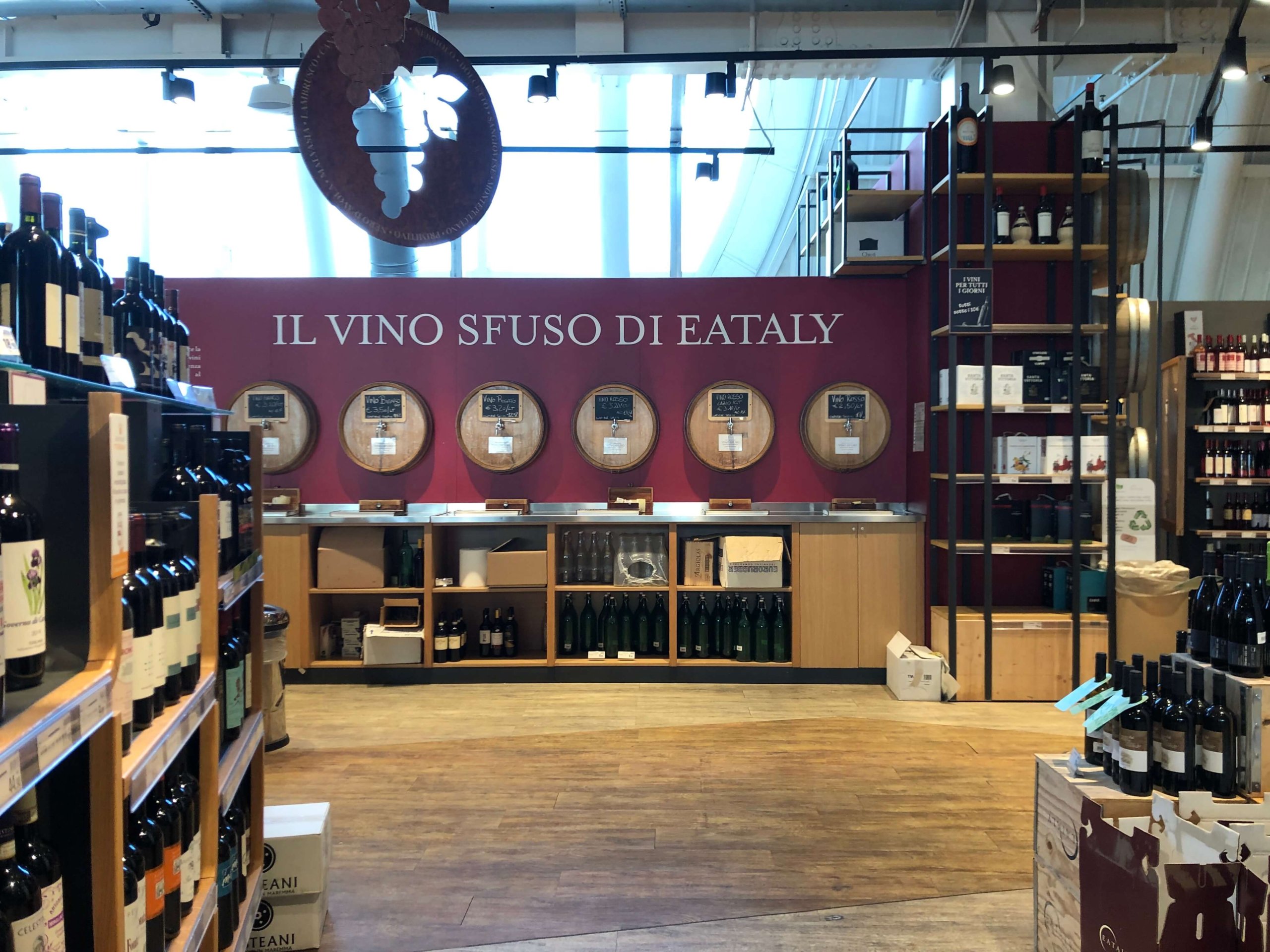 EATALY・ワイン量り売り