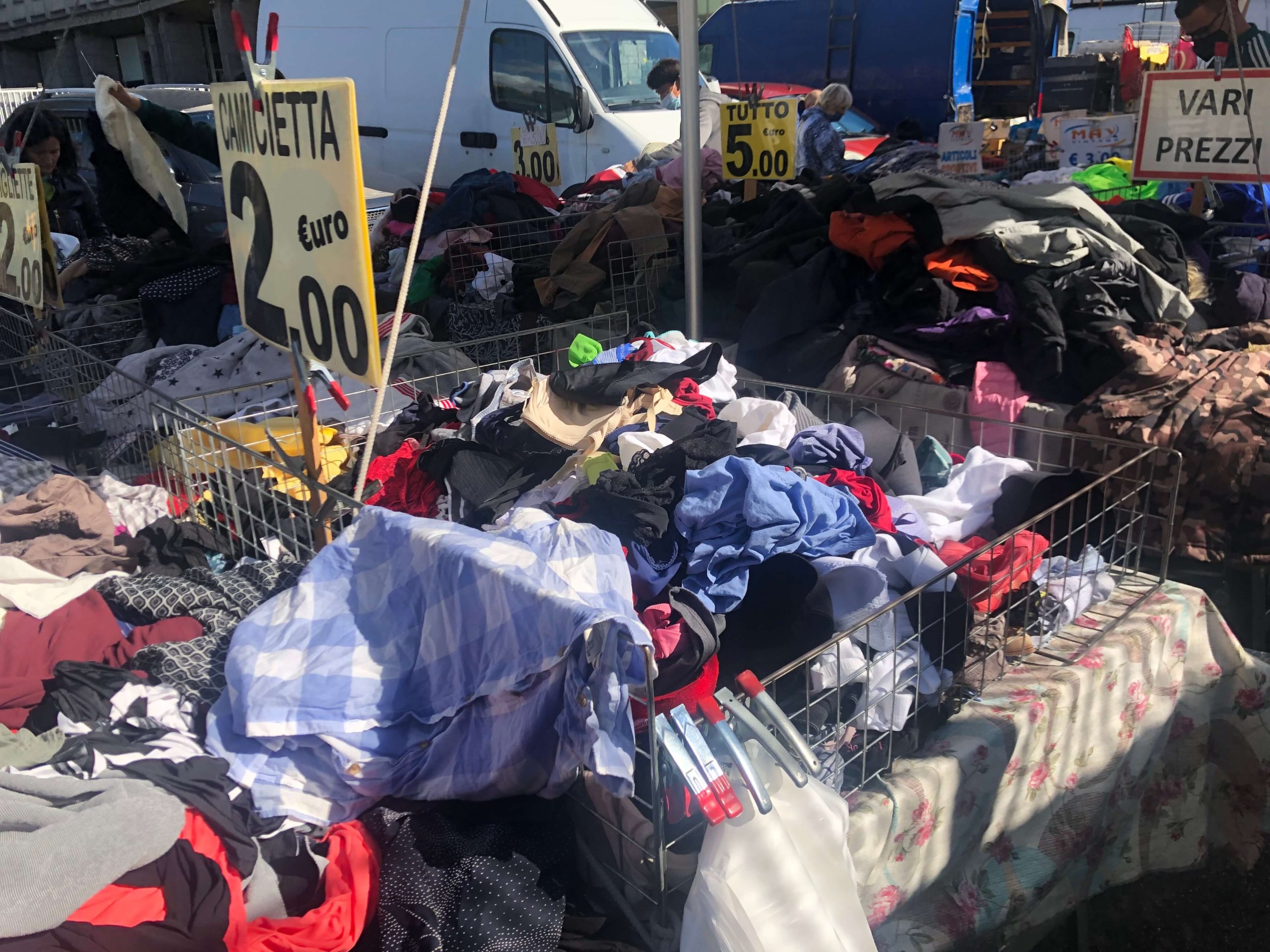 ローマ・服の出店