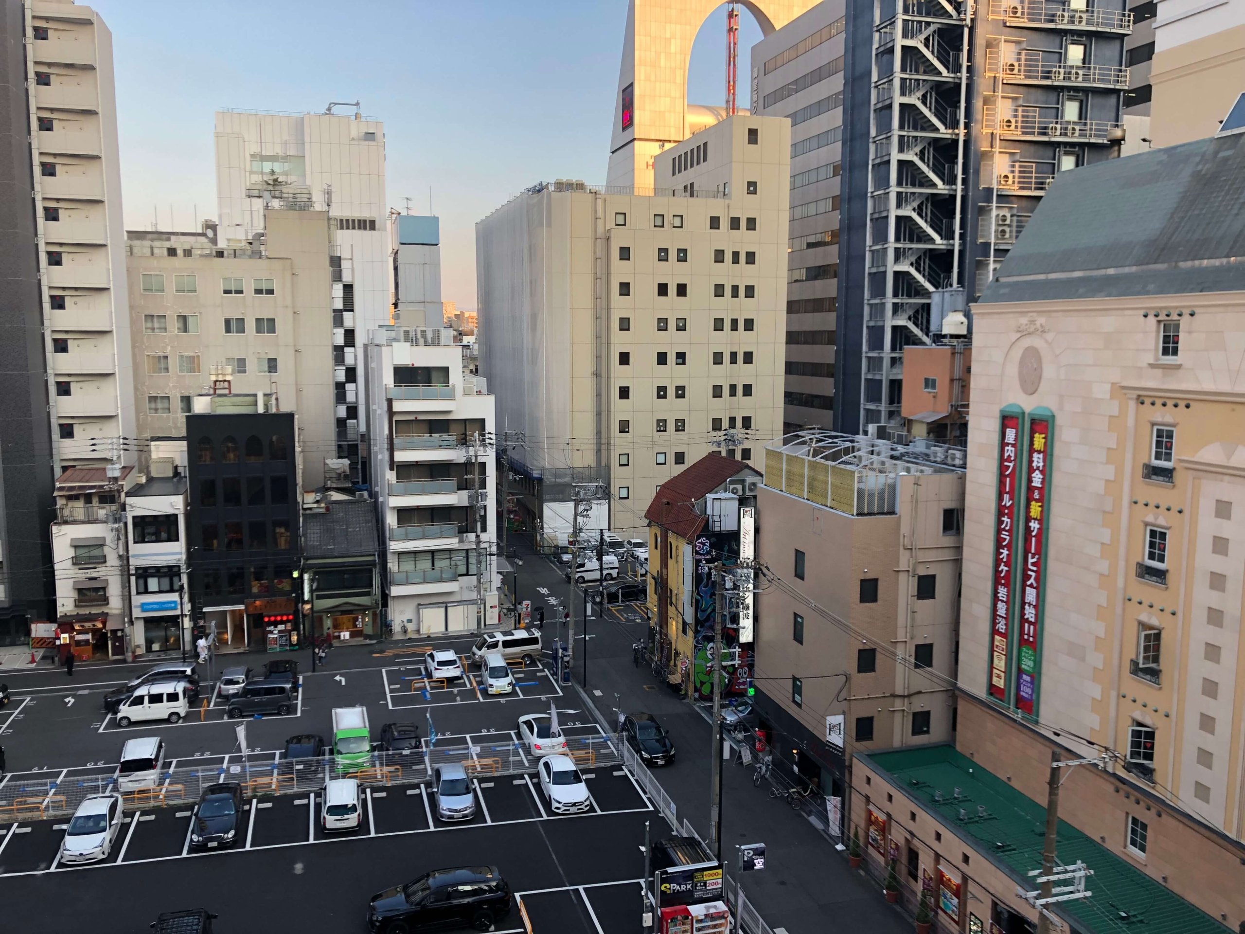なんば道頓堀ホテル・お部屋からの景色