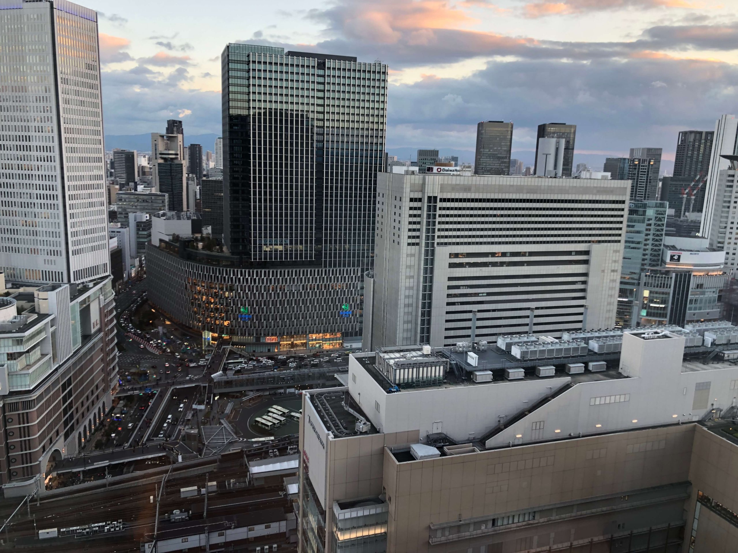 ホテル阪急レスパイア大阪・お部屋からの景色