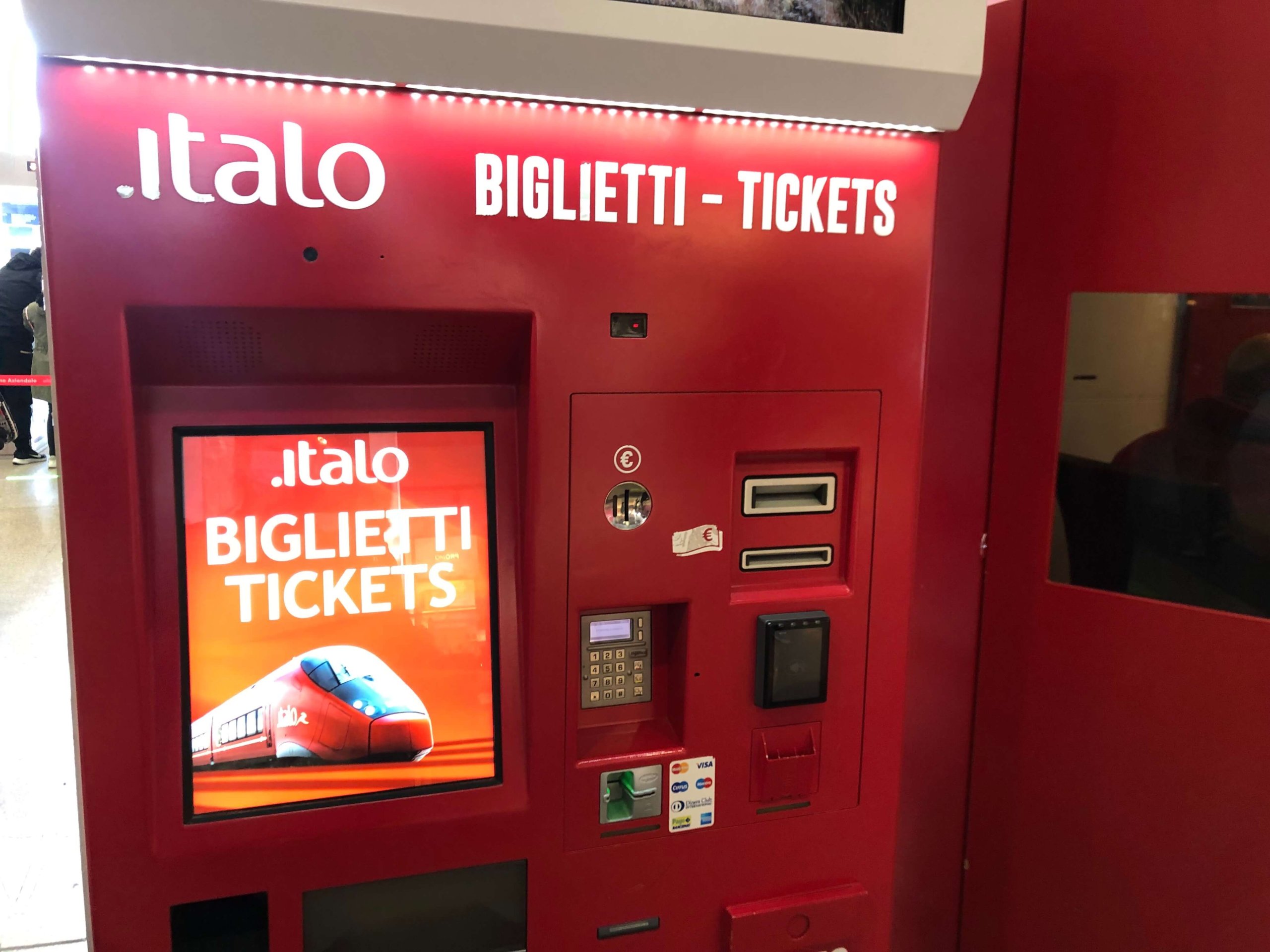 .italo券売機