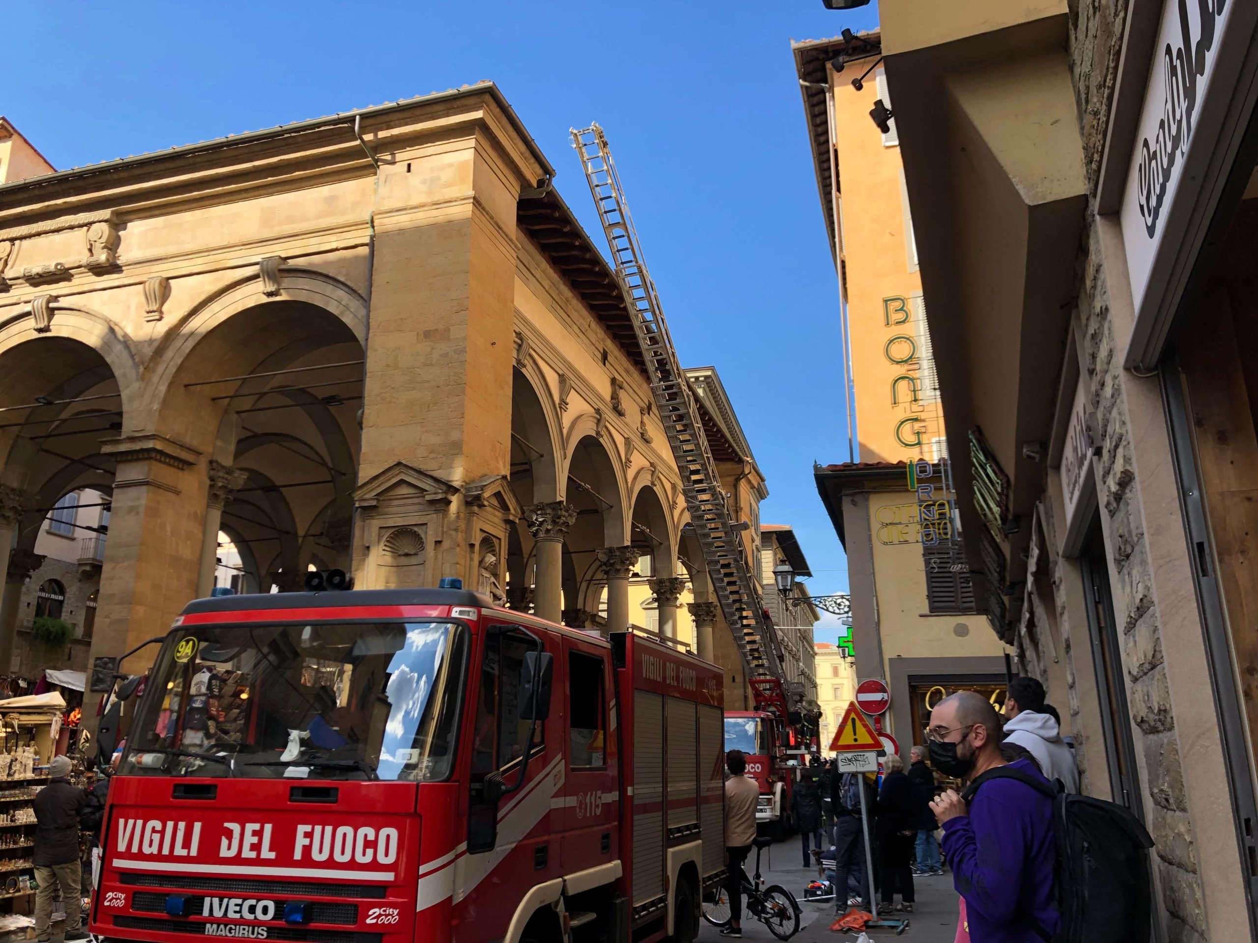 フィレンツェ・消防車