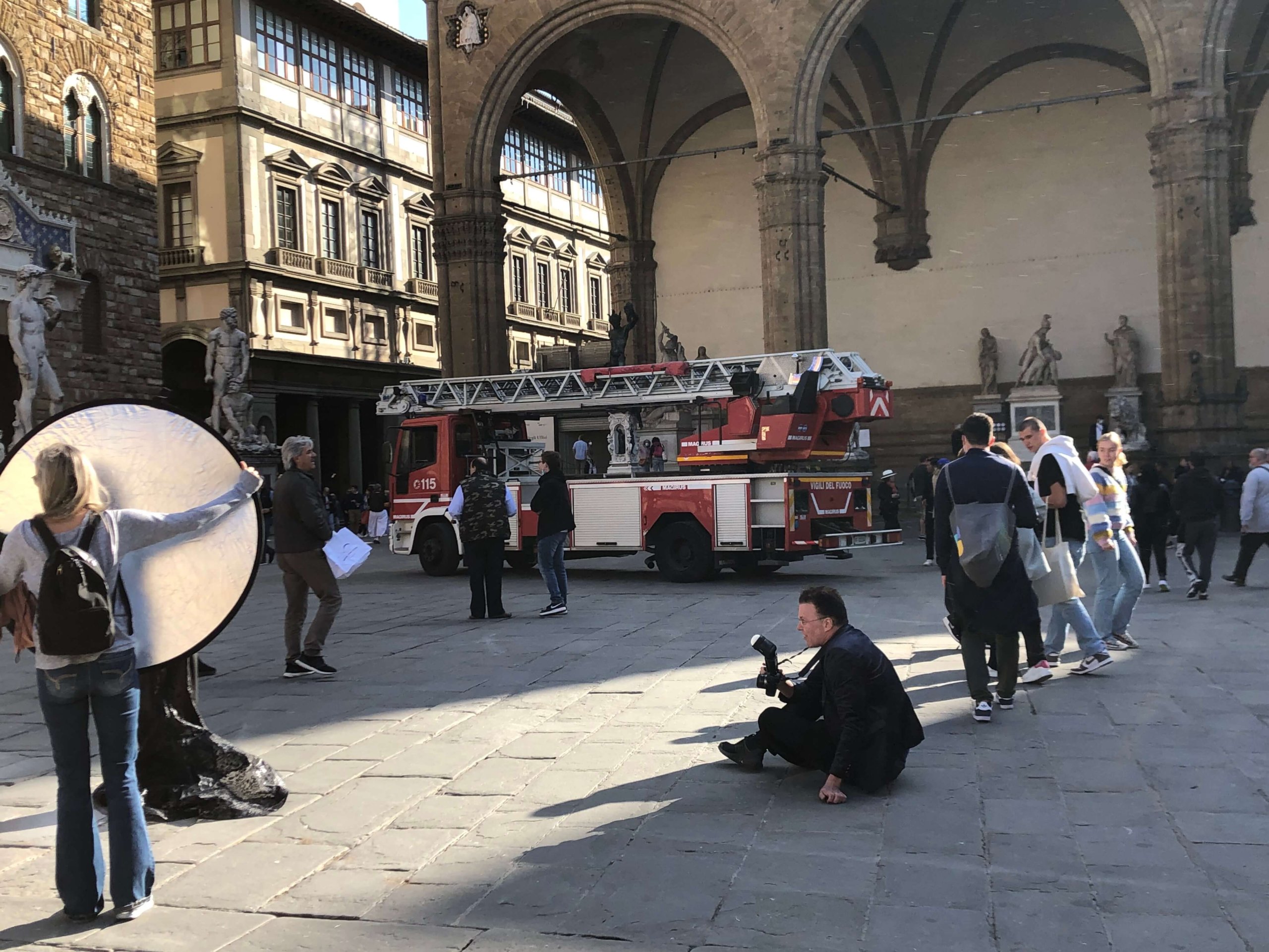 フィレンツェ・消防車