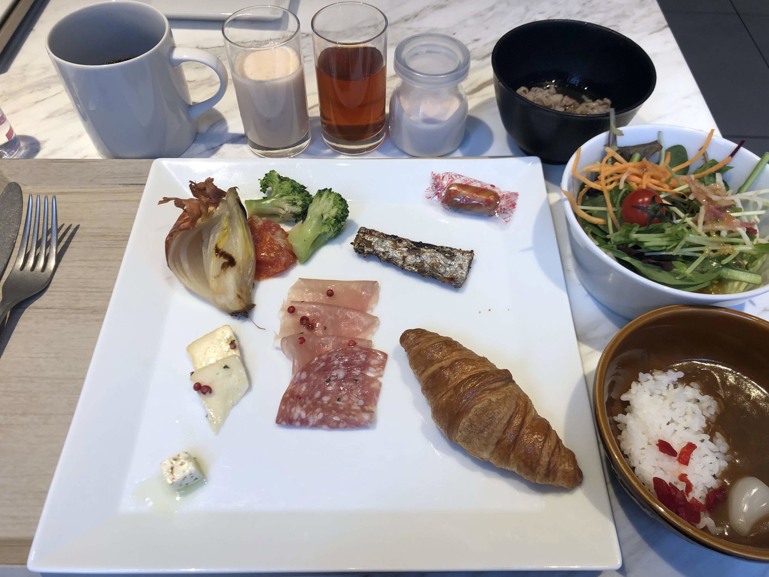 コートヤード大阪本町朝食食べたもの