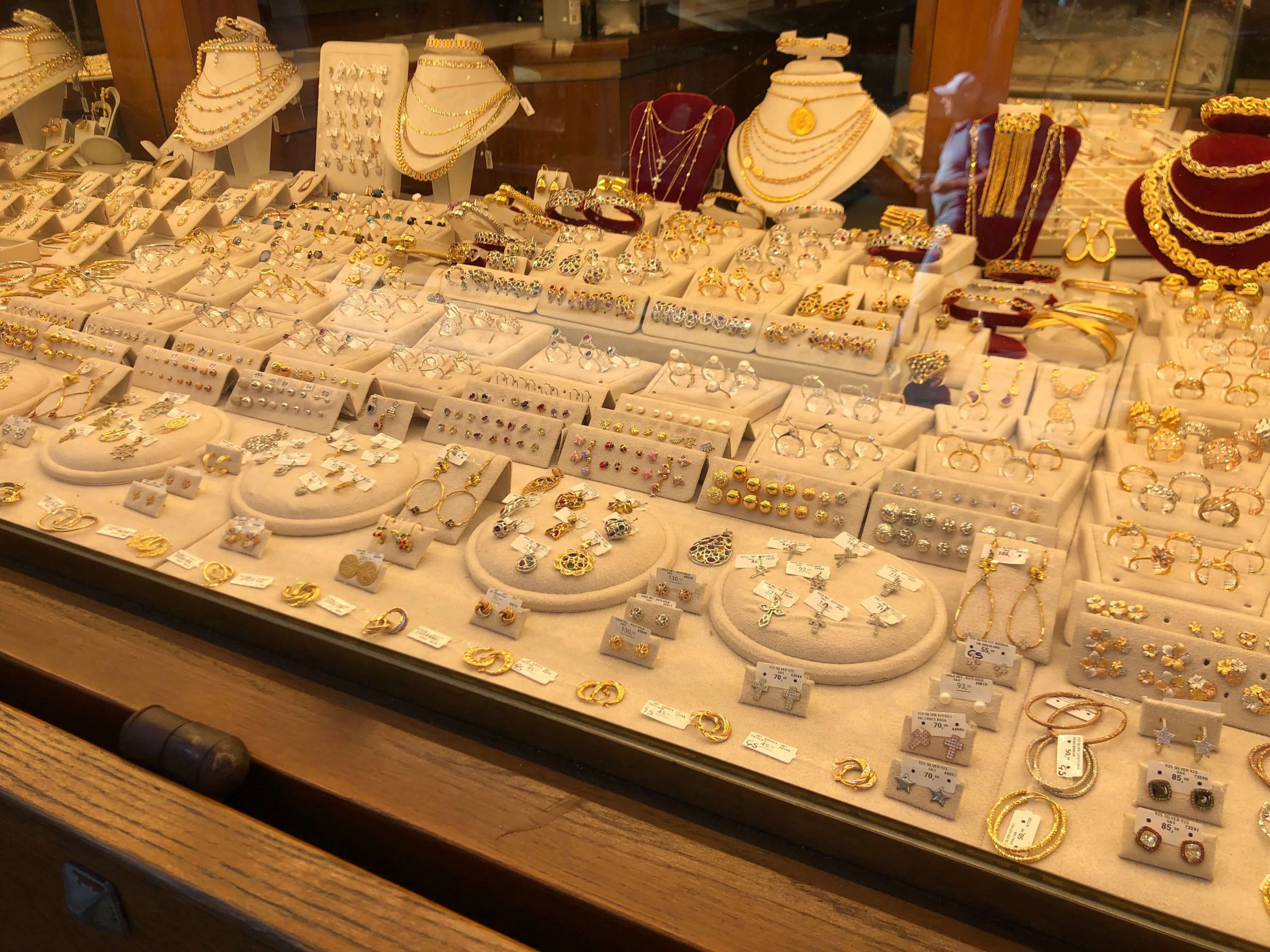 フィレンツェ・ポンテ・ヴェッキオの宝飾店