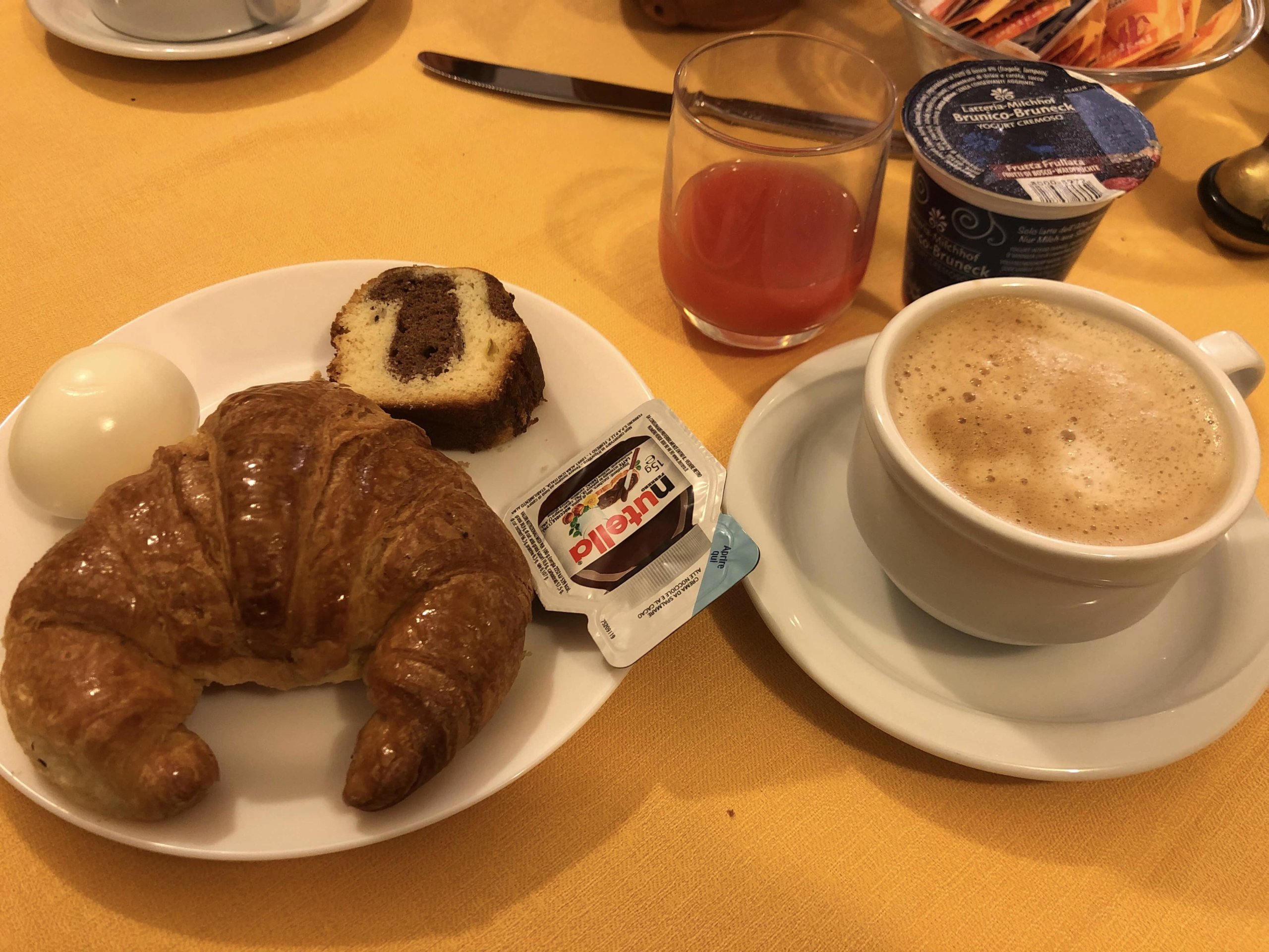 ホテル サン ジョルジオ・朝食食べたもの