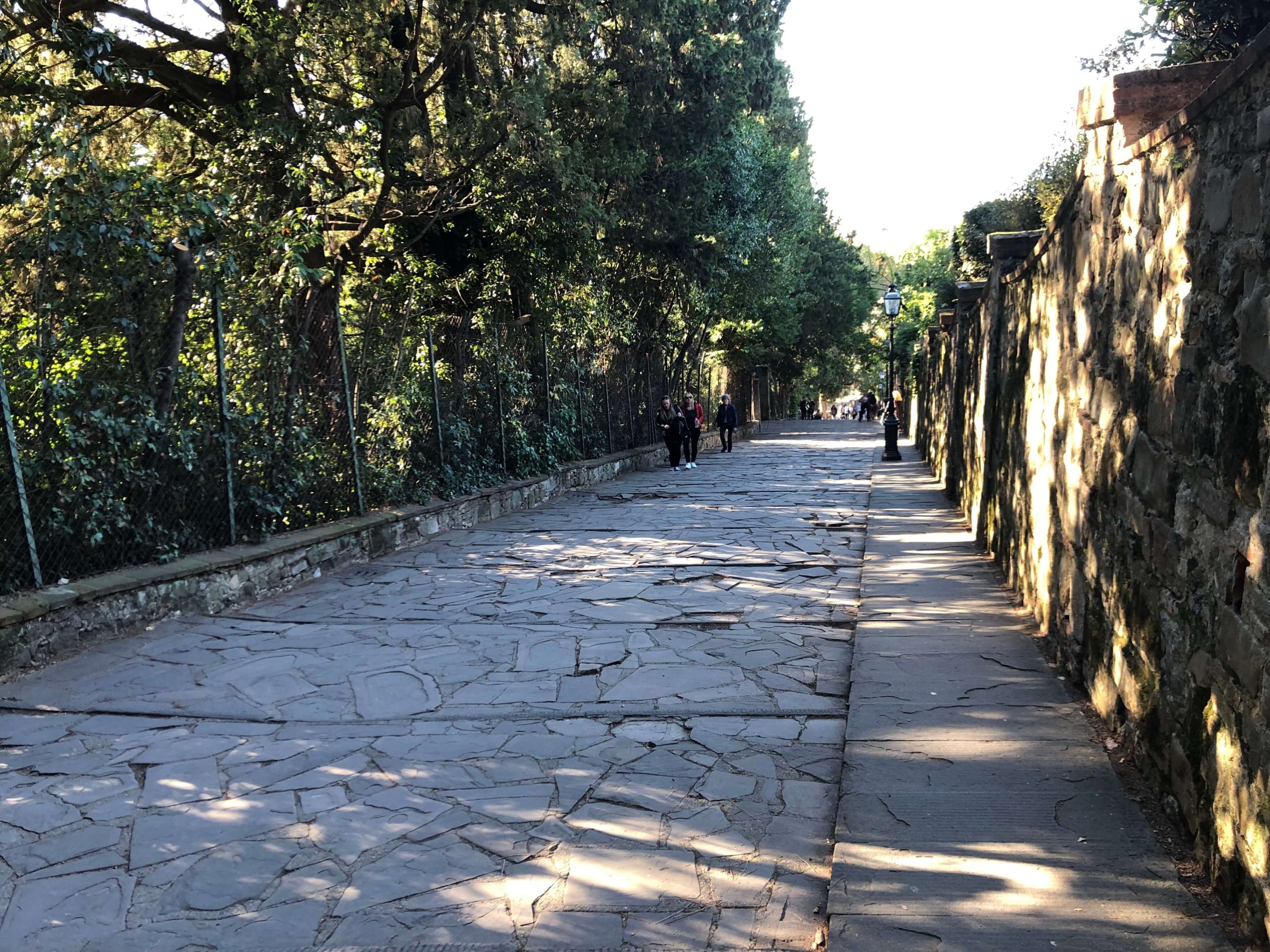 フィレンツェ・ミケランジェロ広場への道