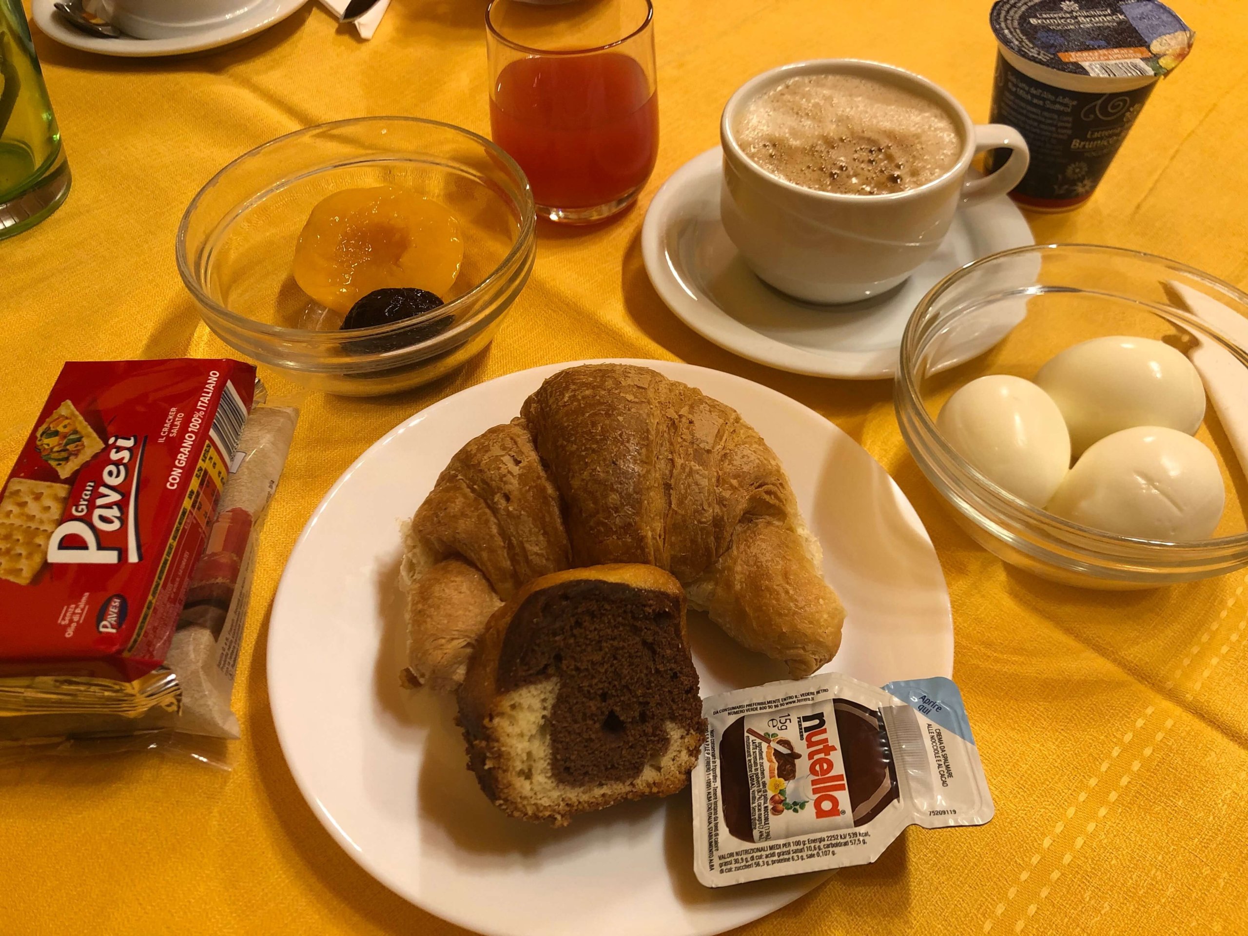 ホテル サン ジョルジオ・朝食食べたもの