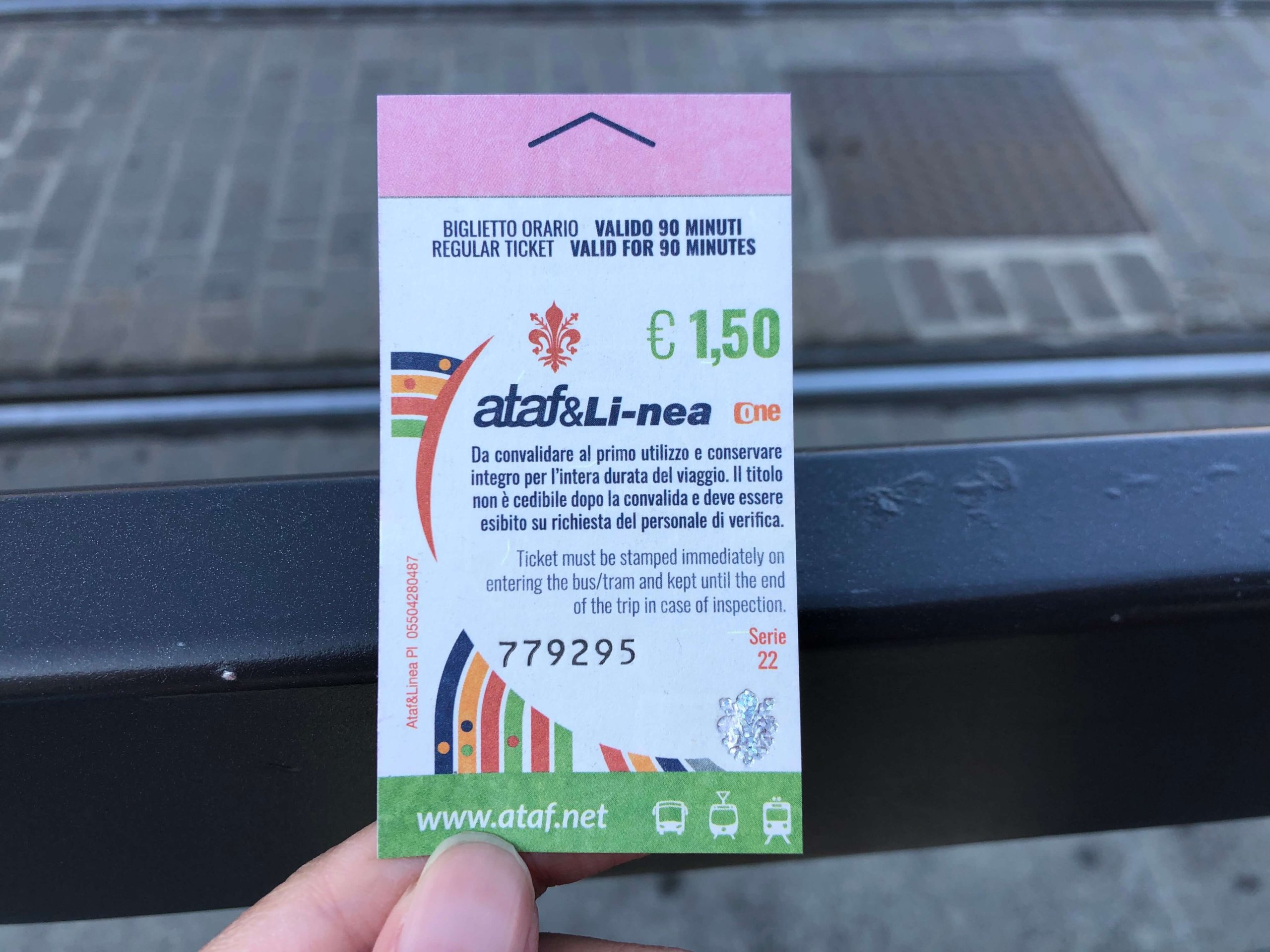 フィレンツェ・バスのチケット