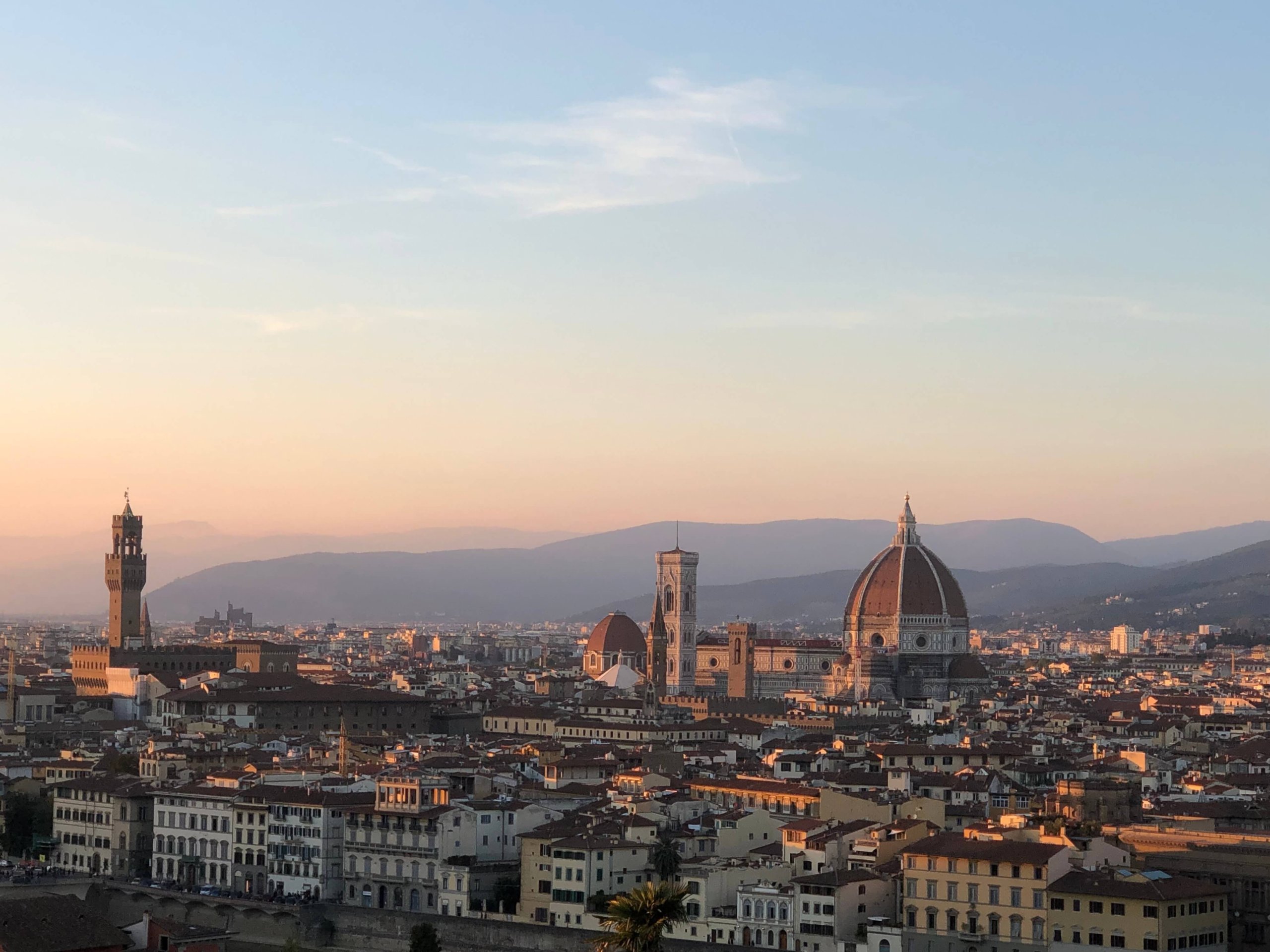 フィレンツェ・ミケランジェロ広場からの景色