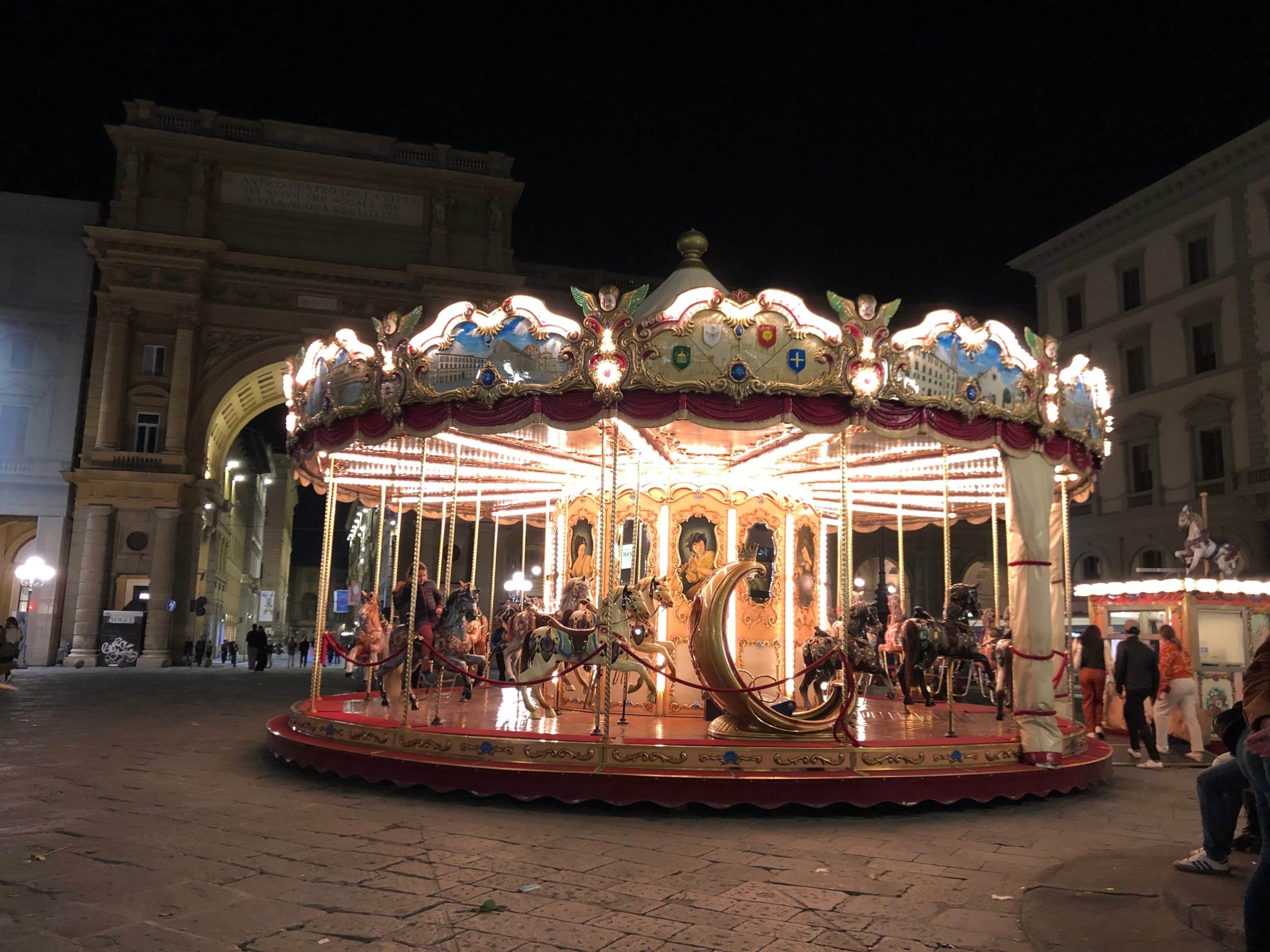 フィレンツェ・レプブリカ広場の観覧車