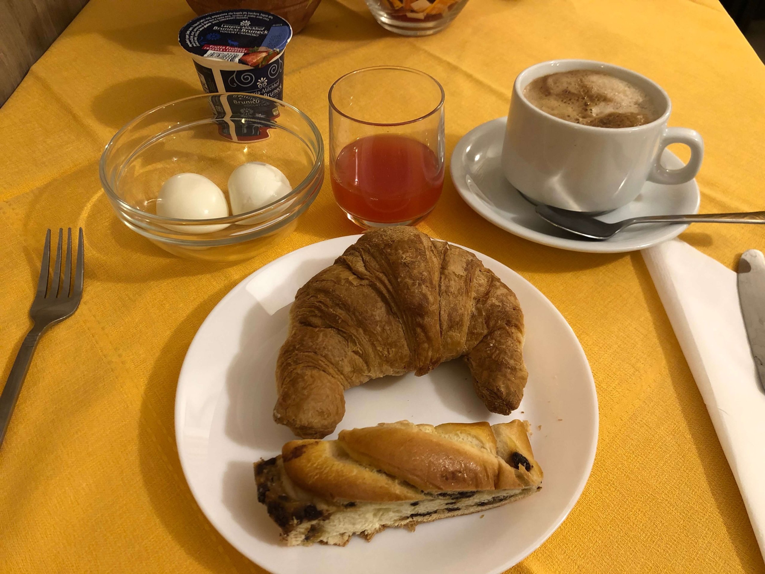 ホテル サン ジョルジオ・朝食食べたもの