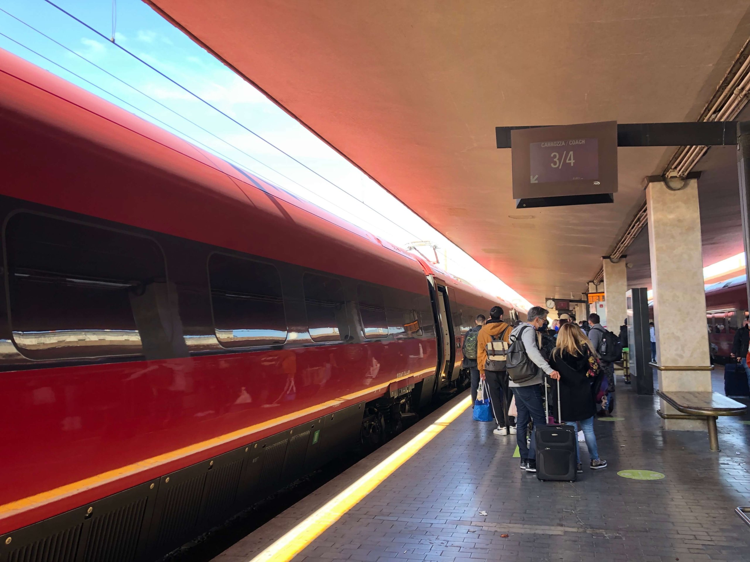 フィレンツェ・サンタ・マリア・ノベッラ駅ホーム