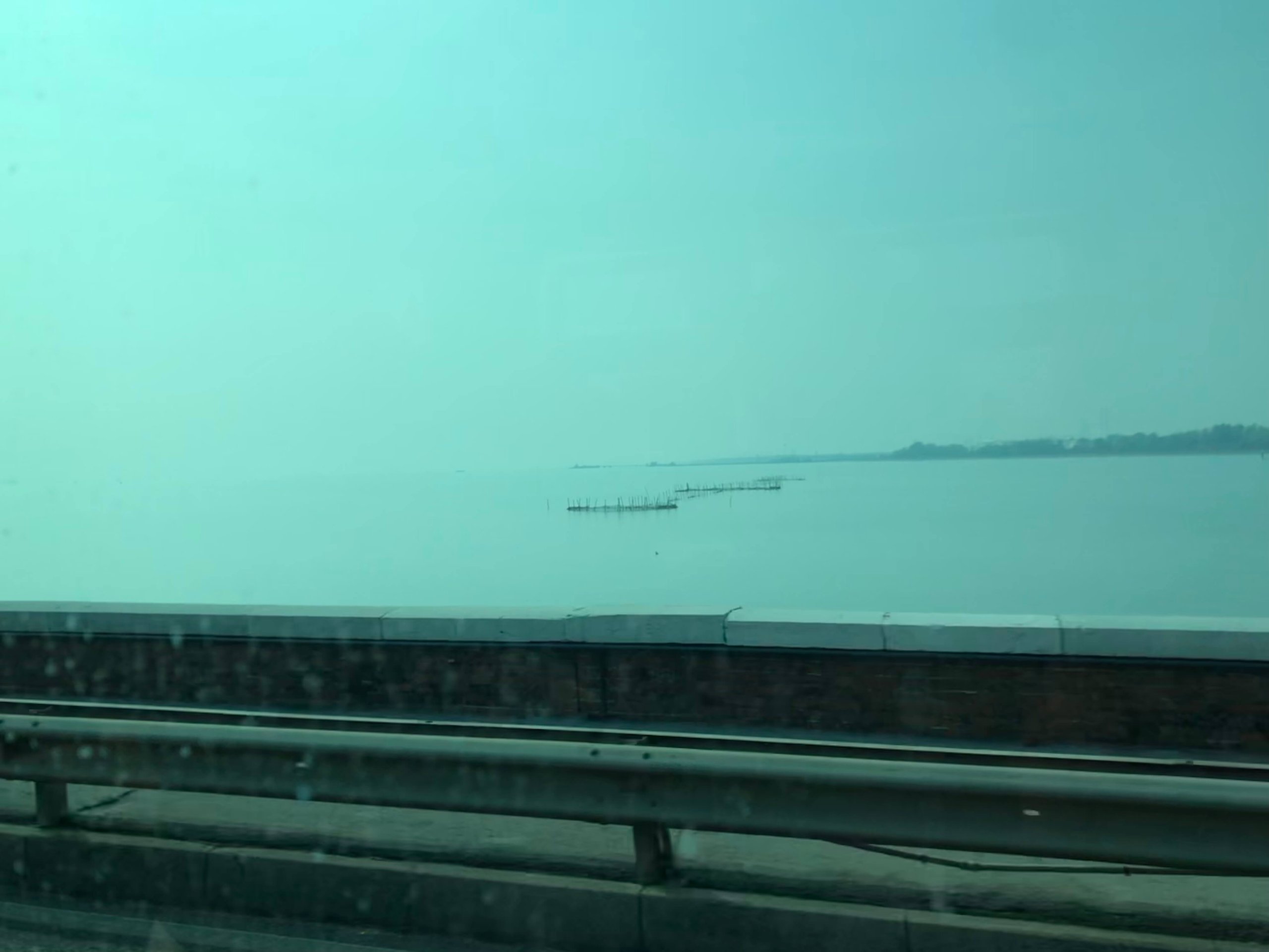 ベネツィア行きバスからの景色