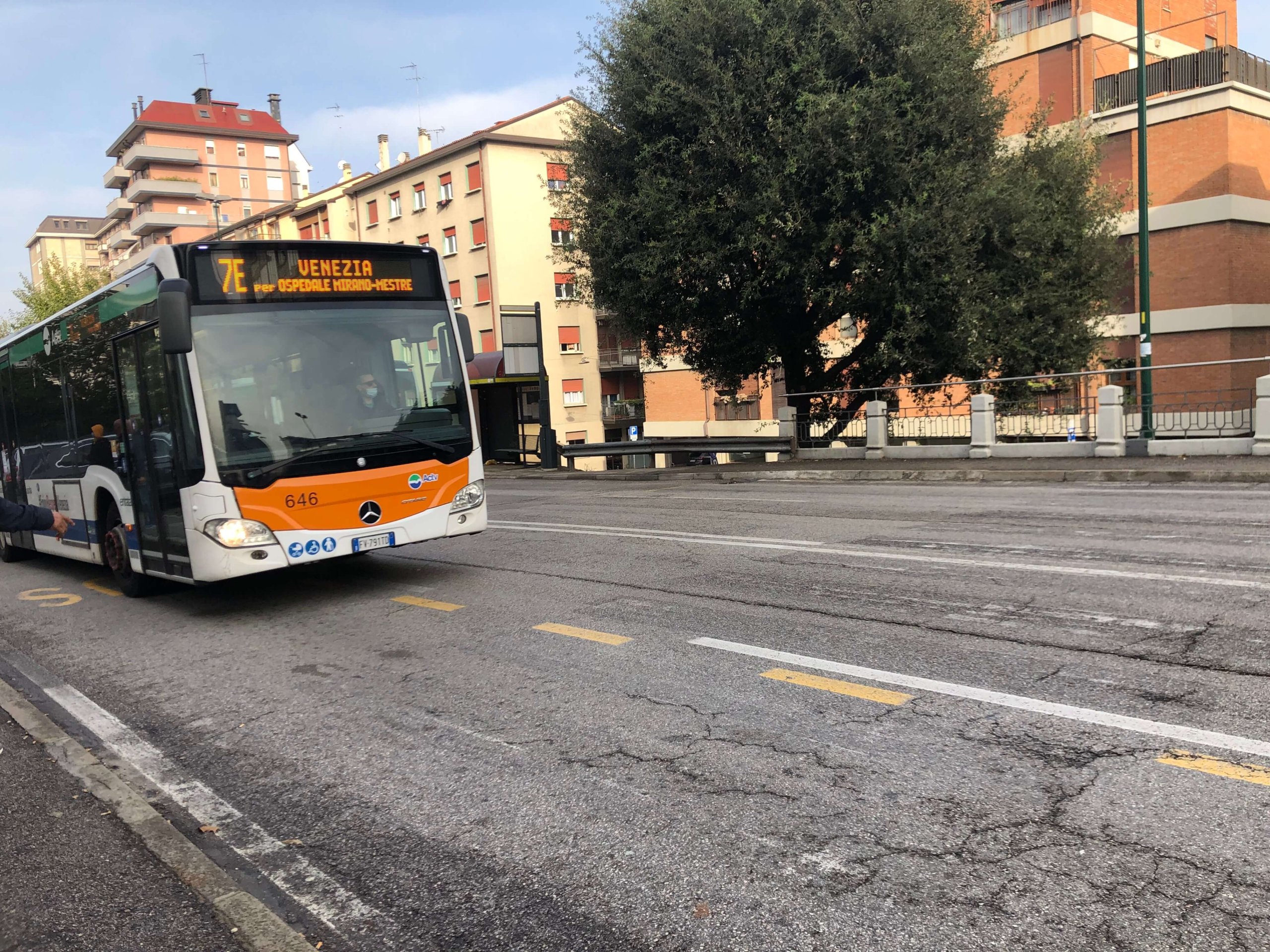 ヴェネツィア行きのバス