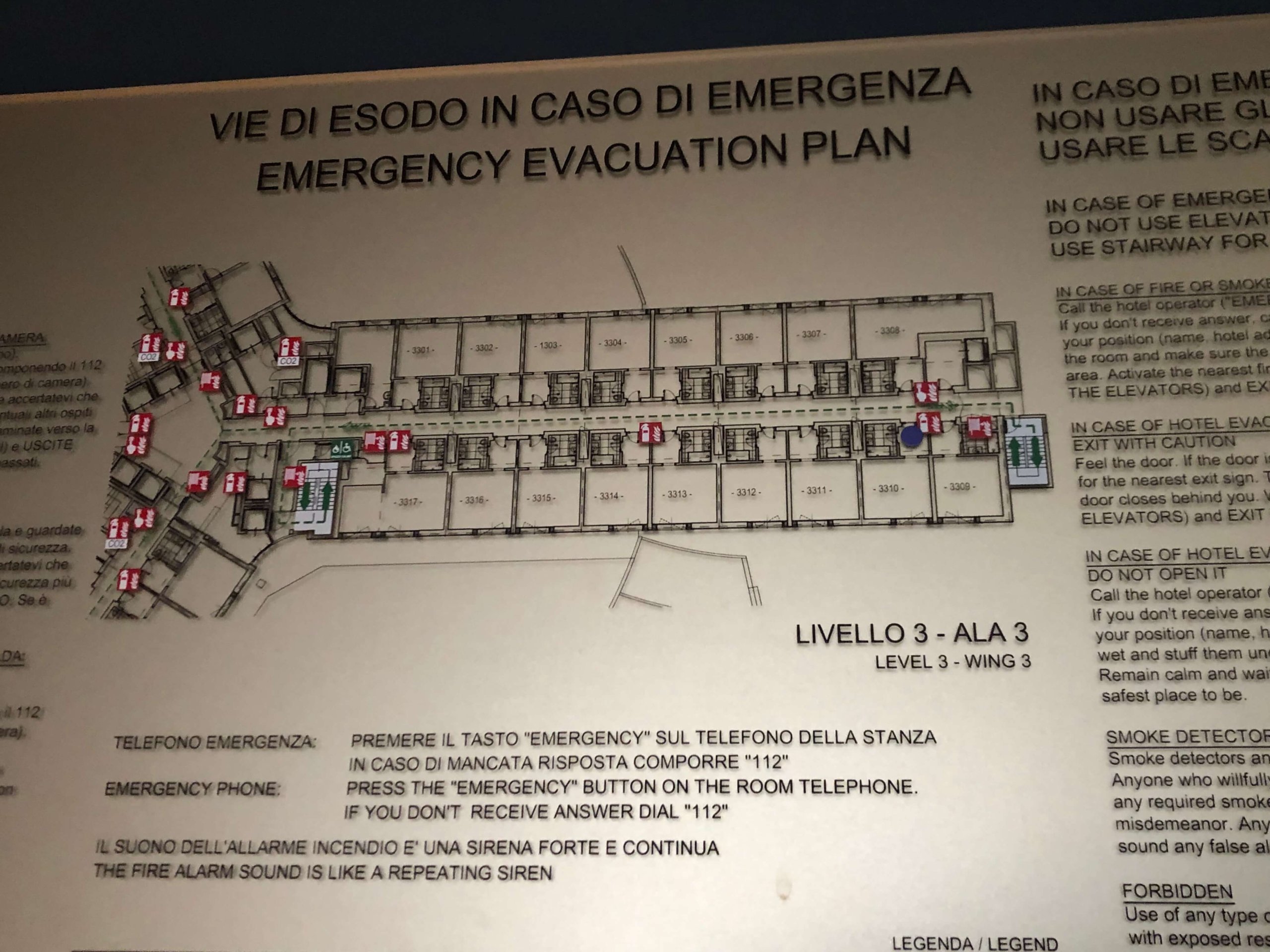 シェラトン・お部屋の配置