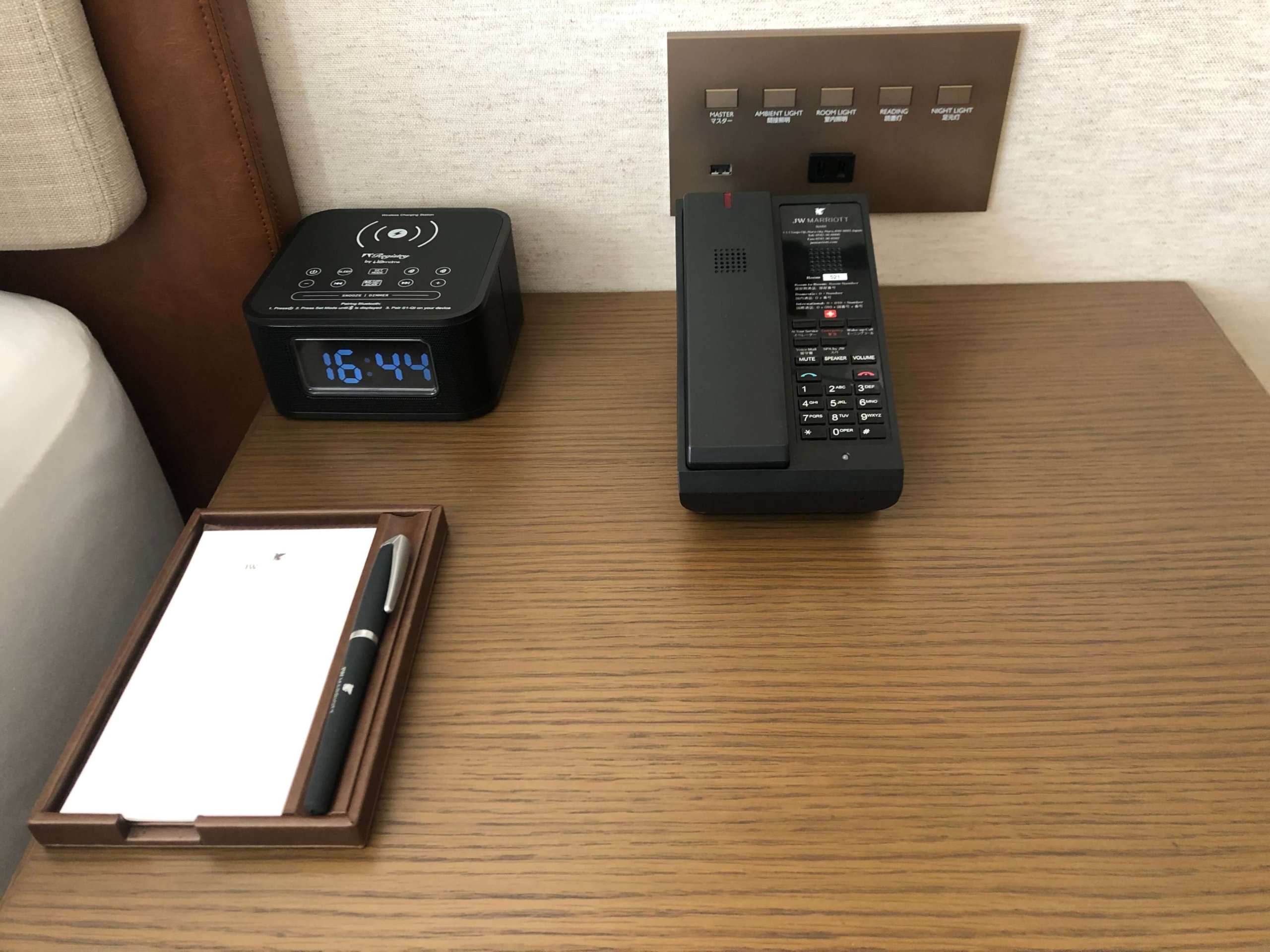 JWマリオット奈良・ベッドサイド