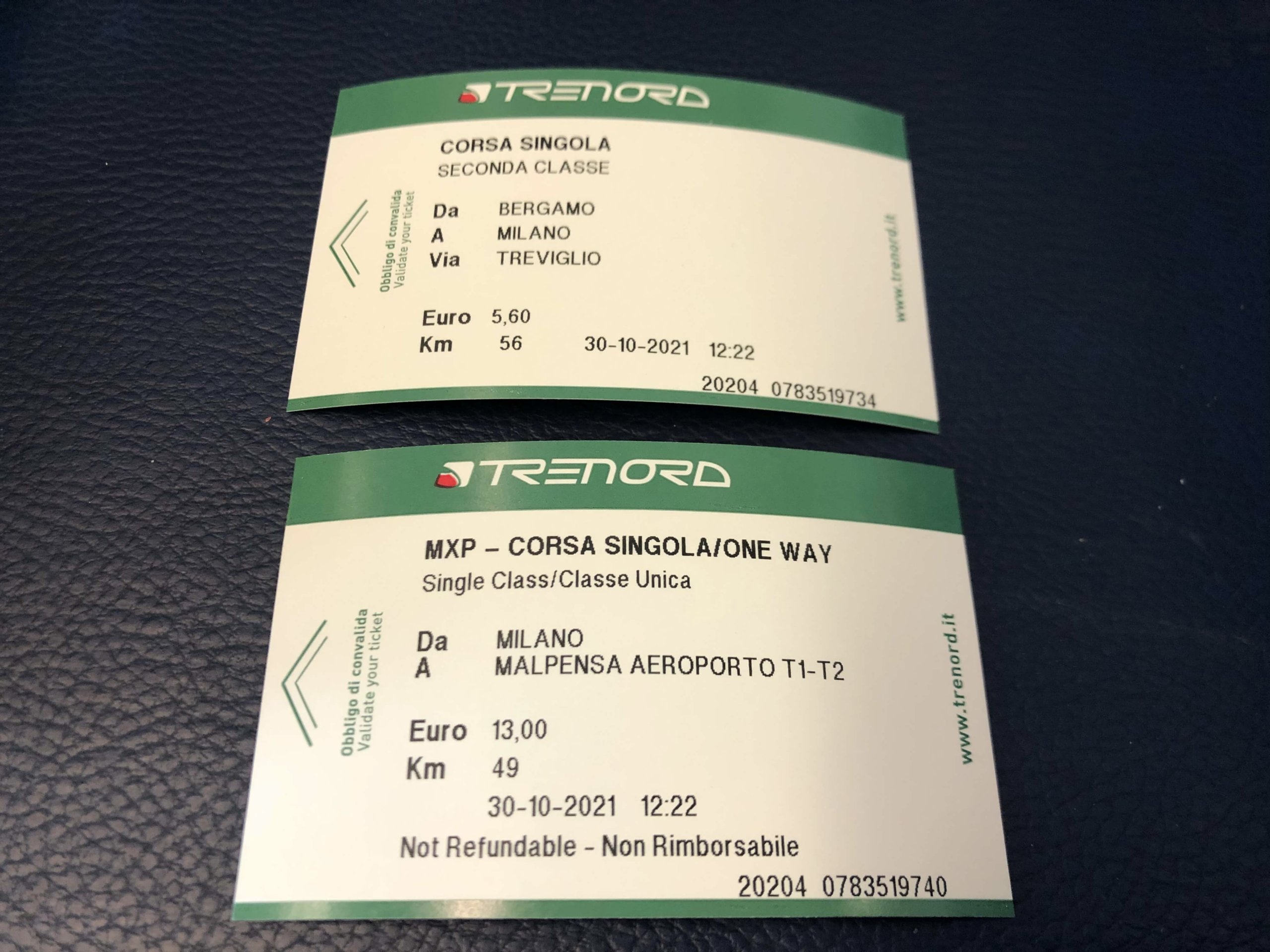 トレニタリアチケット