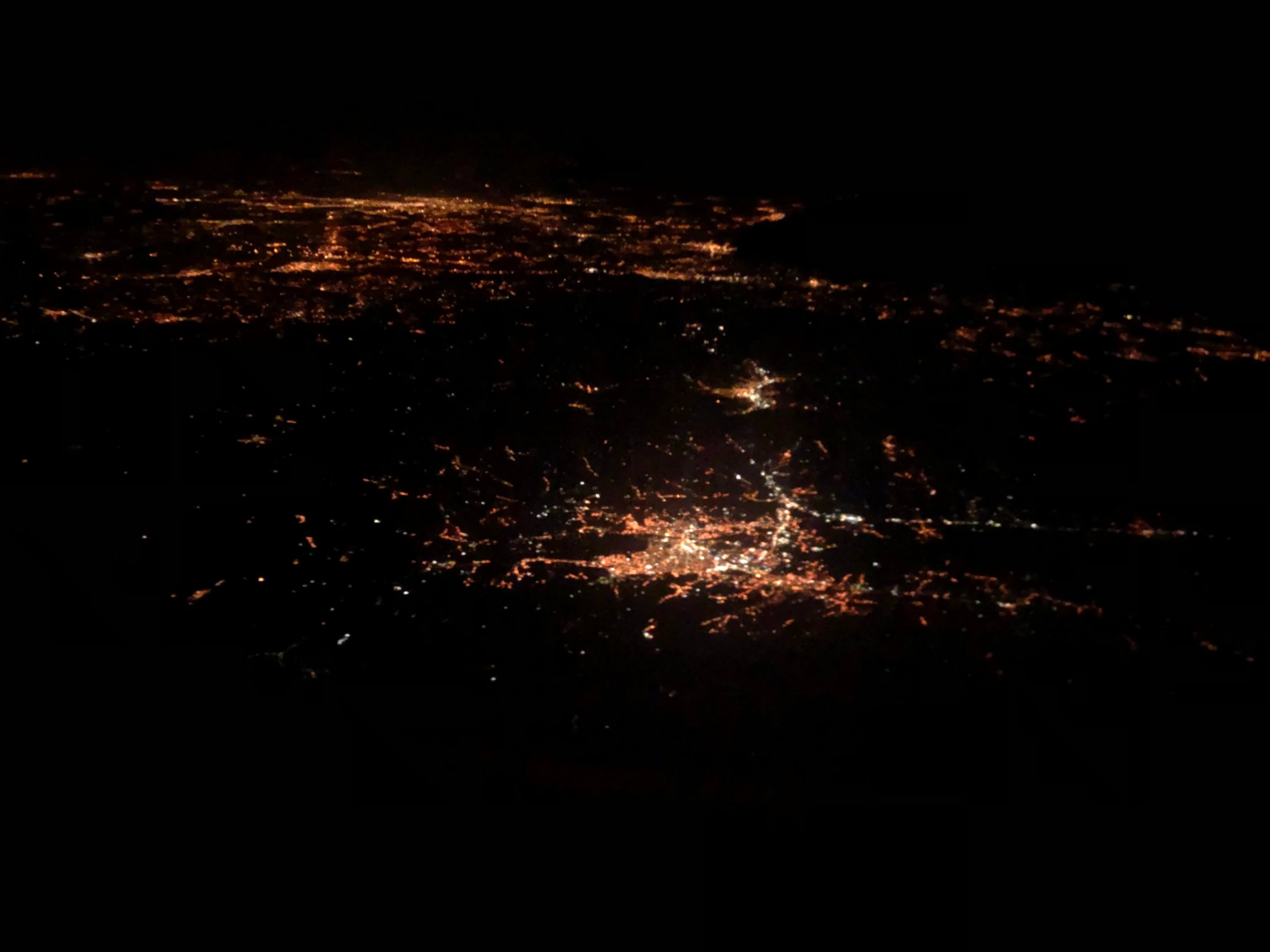 ターキッシュ・飛行機からの景色