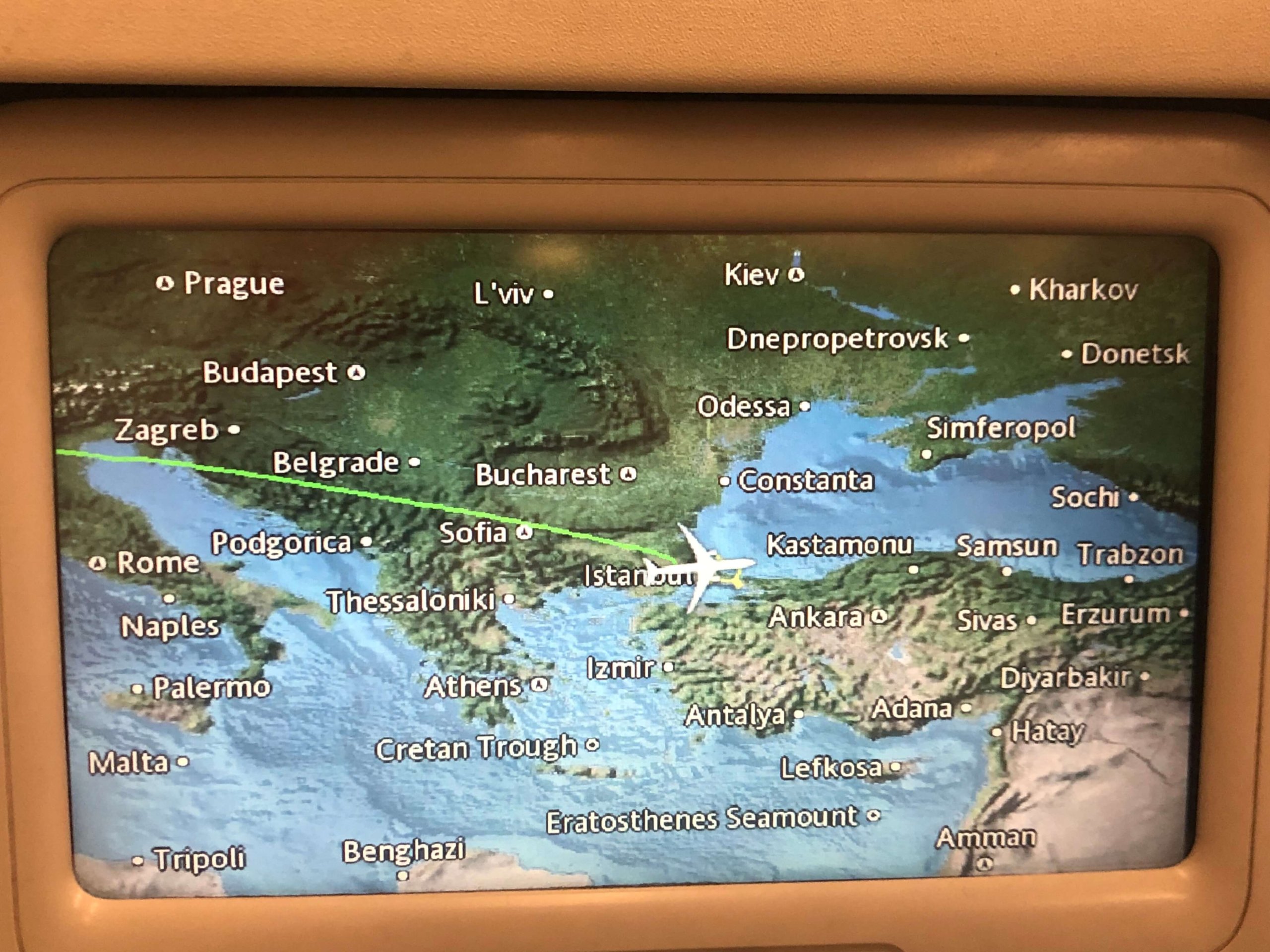 ターキッシュ・フライトマップ