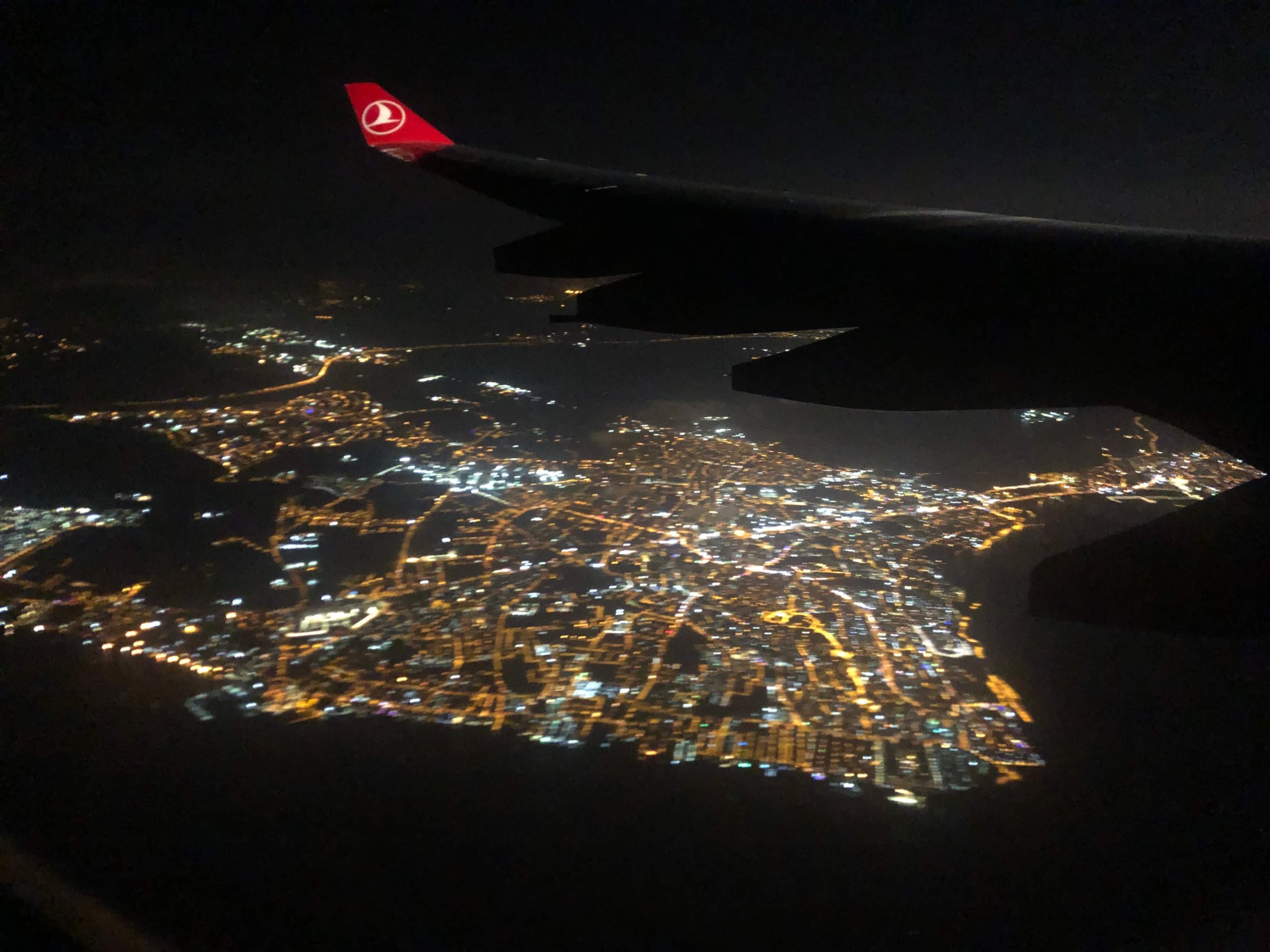 ターキッシュ・飛行機からの景色