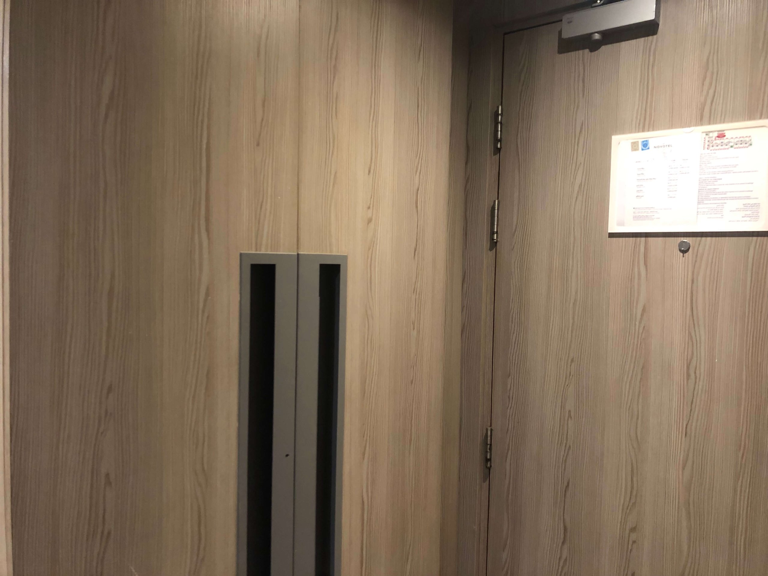 ノボテルカイロエアポート・クローゼット