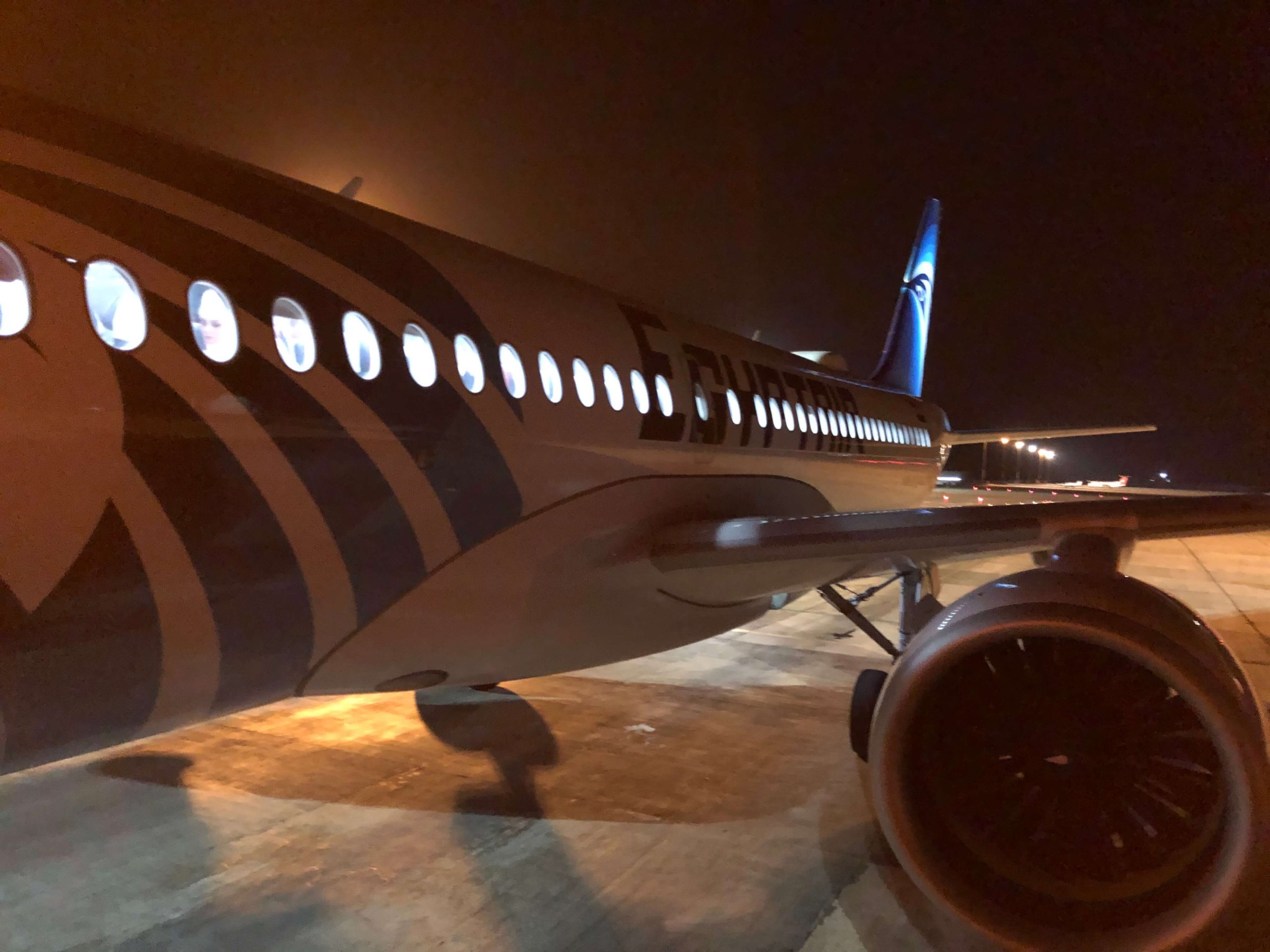 エジプト航空・飛行機