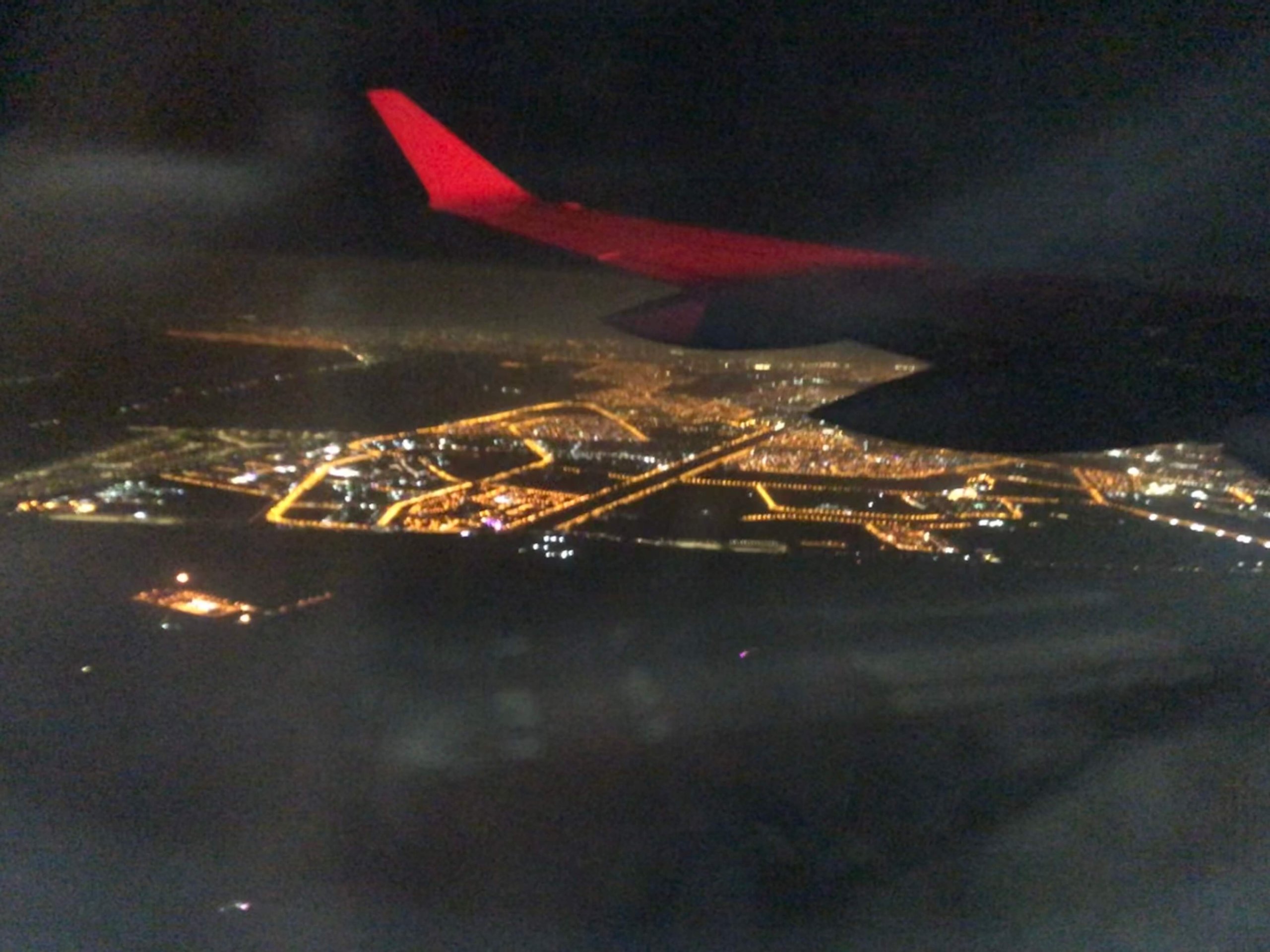 飛行機からの景色