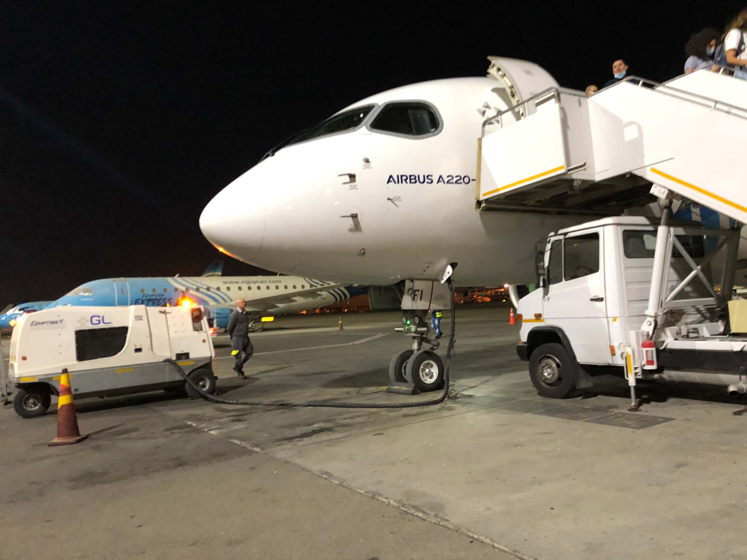 エジプト航空・飛行機